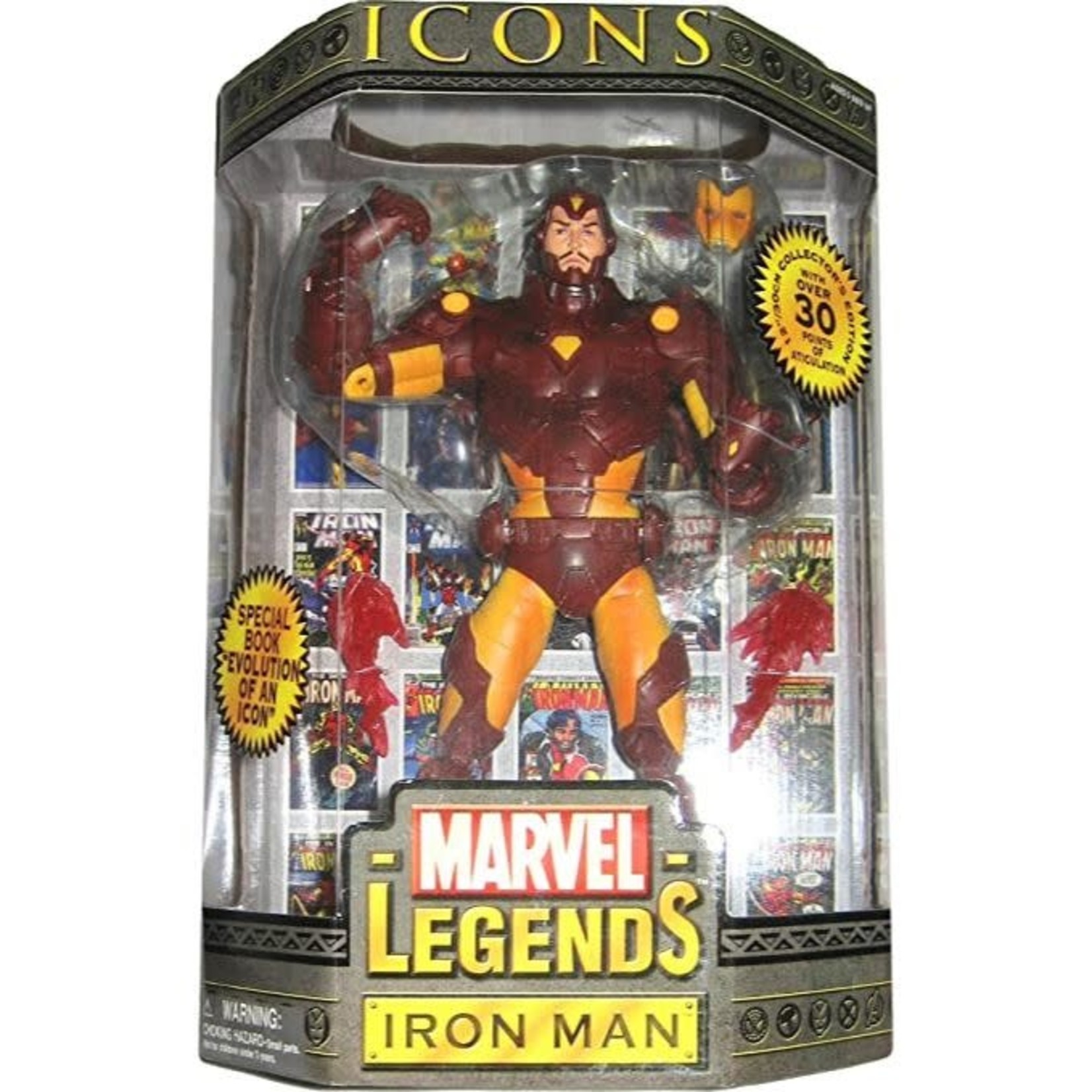 TOYBIZ ICONS MARVEL LEGEND 12" IRONMAN