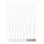MADWORKS MADWORKS AW-178 WATERSLIDE DECALS: SYSTEM MARKINGS 04 (GRAY)