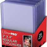 Ultra Pro CARD TOP LOADER SLEEVES CLEAR PACK OF 25