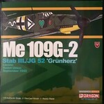 DRAGON DRAGON WINGS 1:72 WWII ME 109G-2  STAB III/JG 52 ‘GRÜNHERZ’