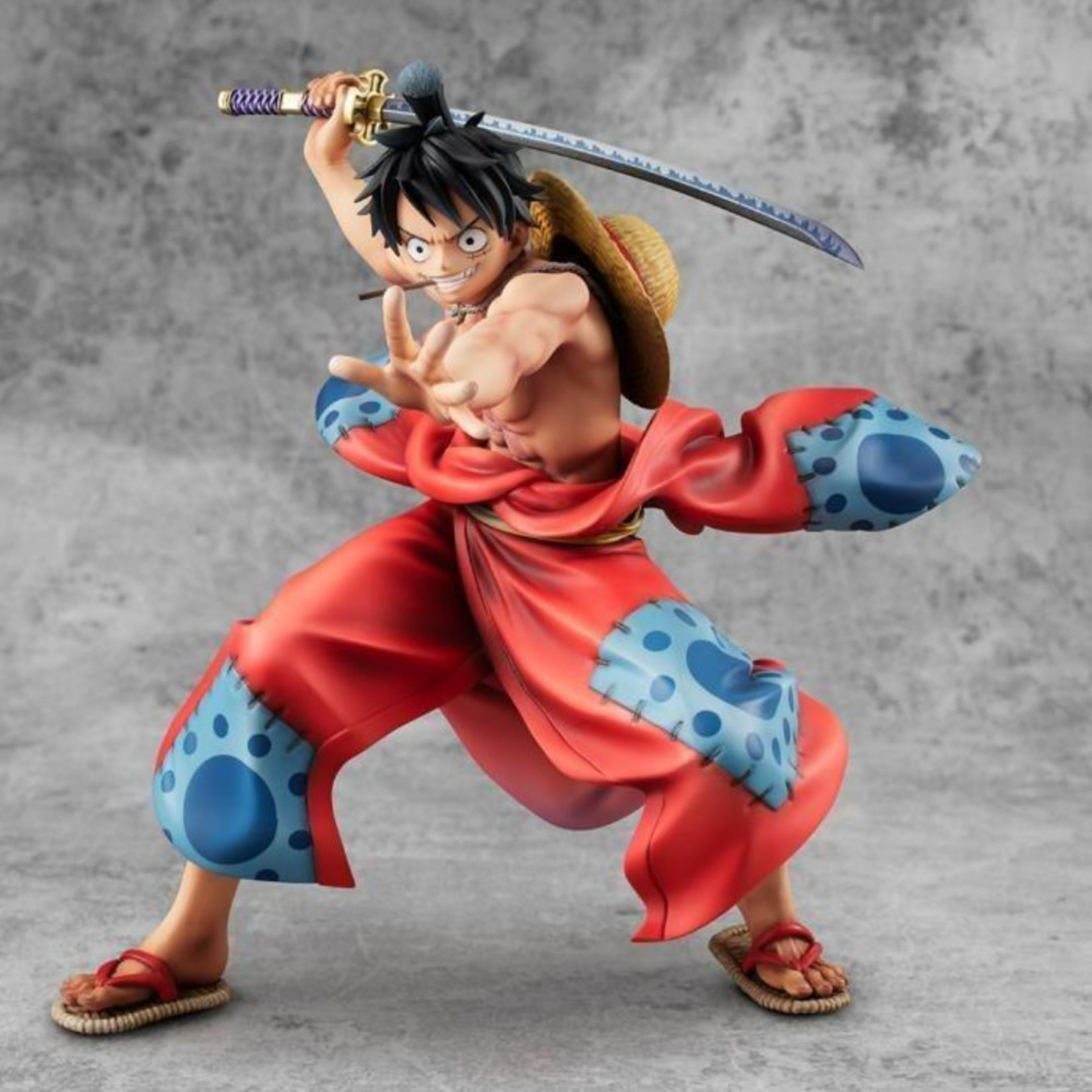 MEGA HOUSE MEGAHOUSE ONE PIECE PORTRAIT OF PIRATES 2ND EDITION WARRIORS  ALLIANCE LUFFY IN KIMONO