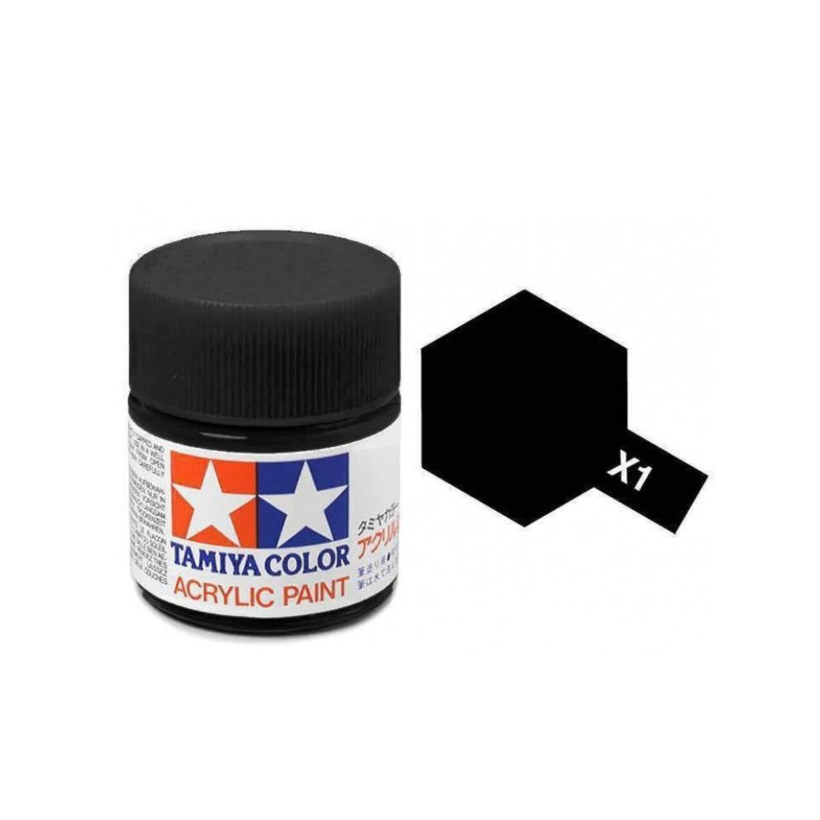 TAMIYA TAMIYA ACRYLIC X-01 GLOSS BLACK