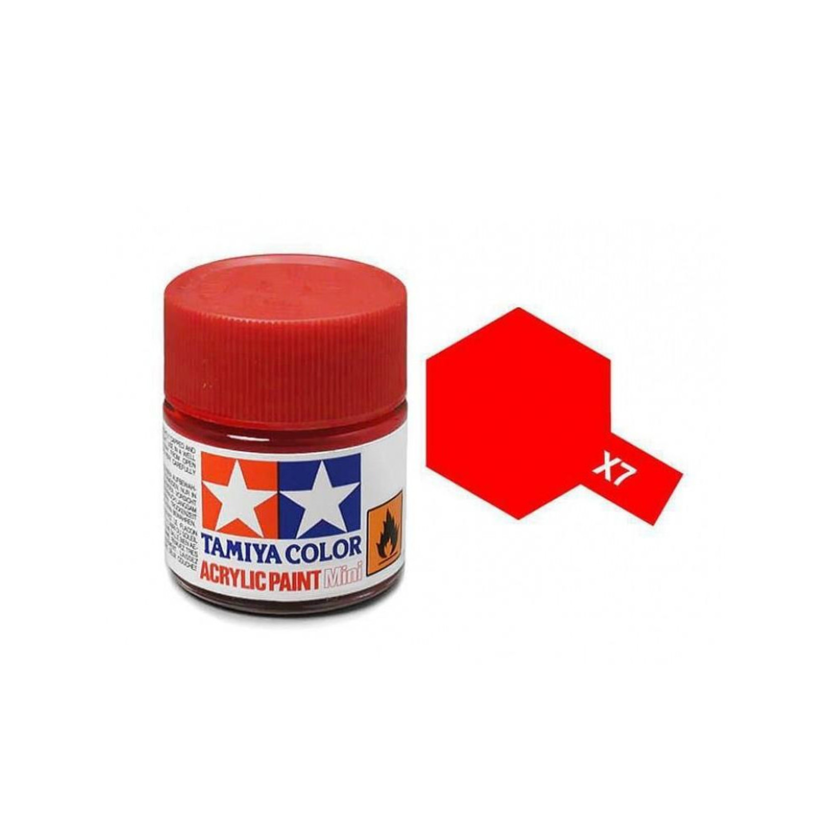 TAMIYA TAMIYA ACRYLIC X-07 GLOSS RED
