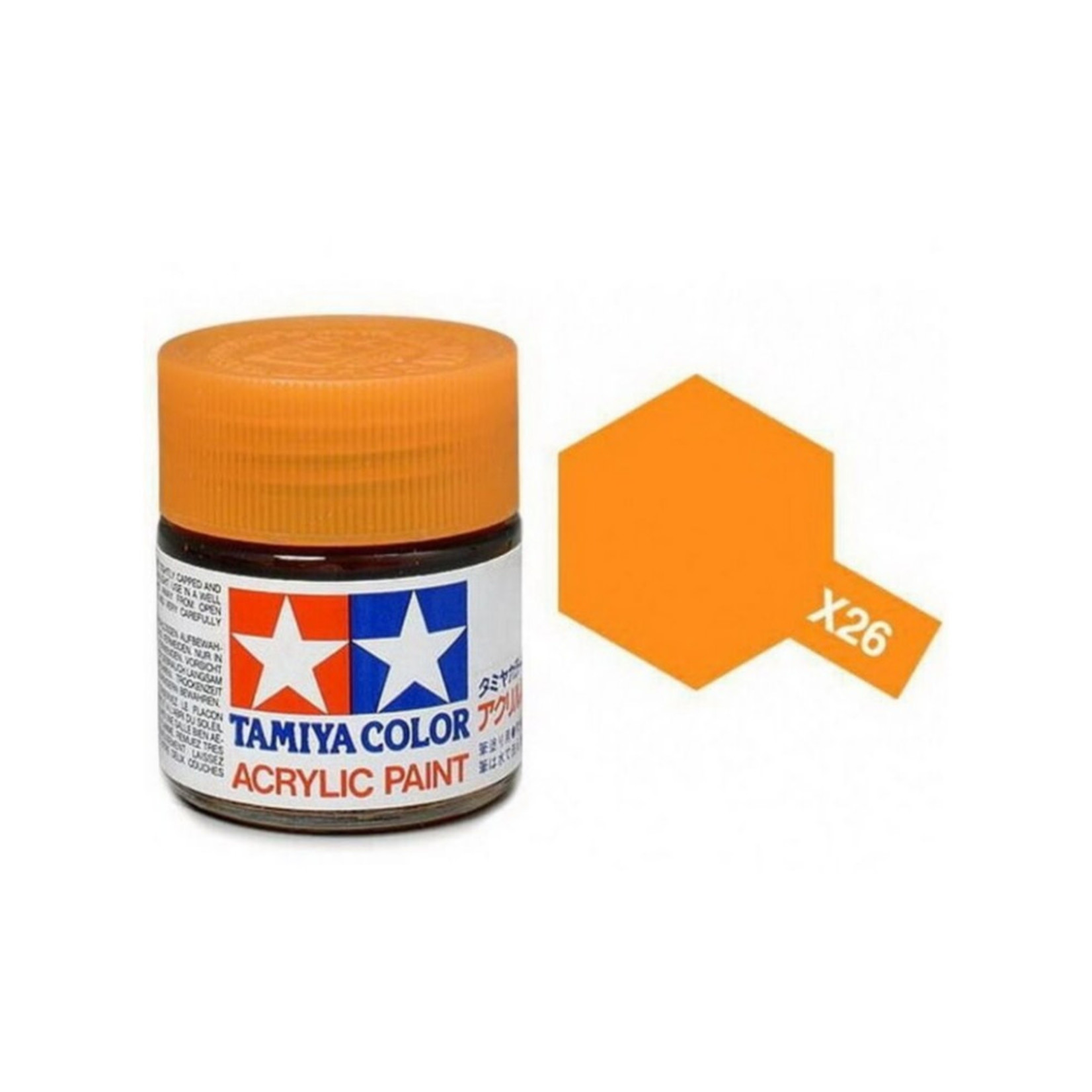 TAMIYA TAMIYA ACRYLIC X-26 CLEAR ORANGE