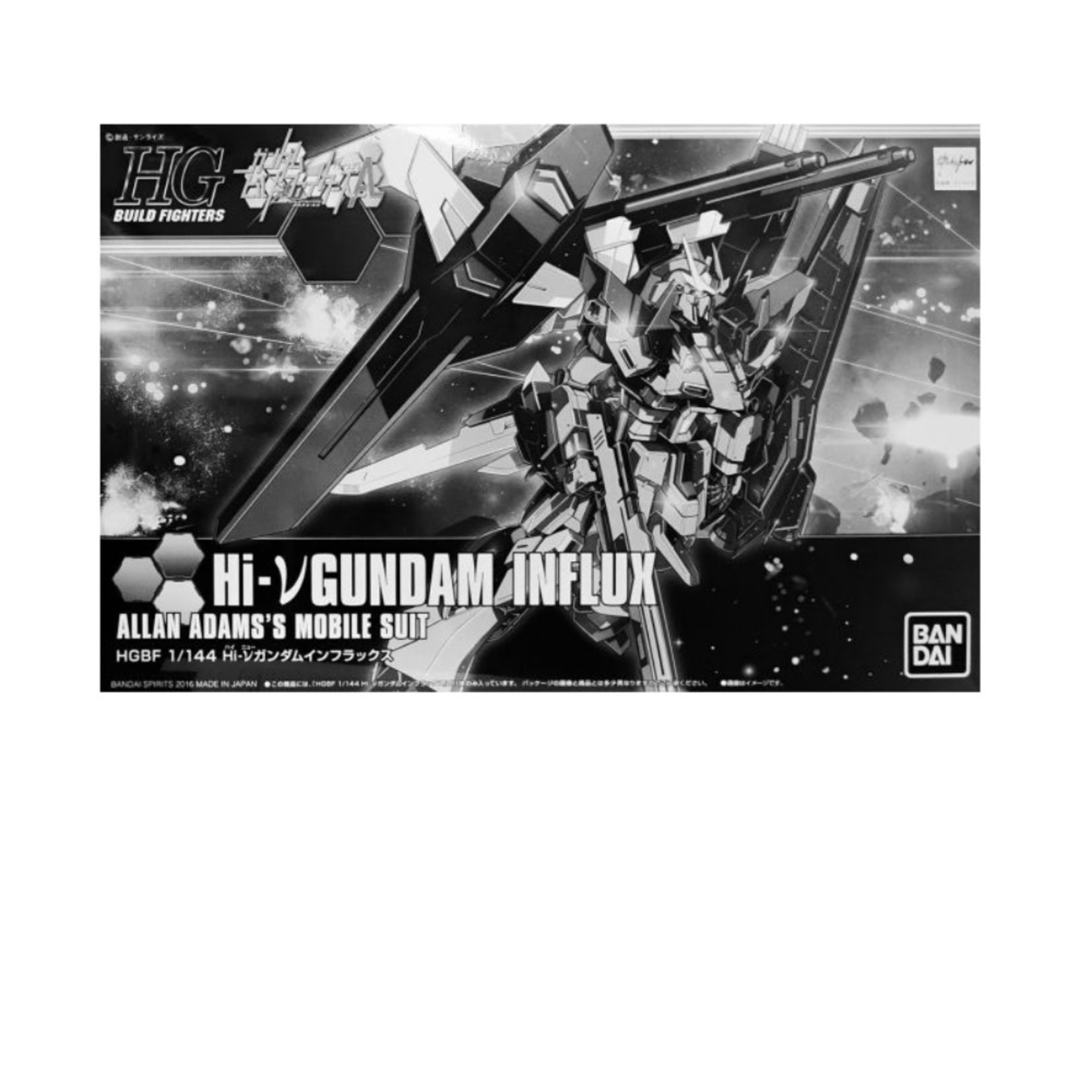 P-BANDAI P-BANDAI HG BF 1/144 HI NU GUNDAM INFLUX