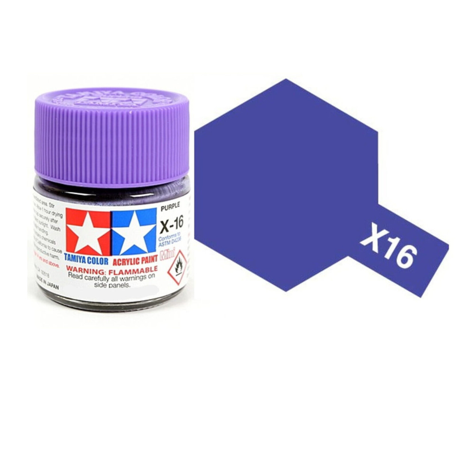 TAMIYA TAMIYA ACRYLIC X-16 GLOSS PURPLE