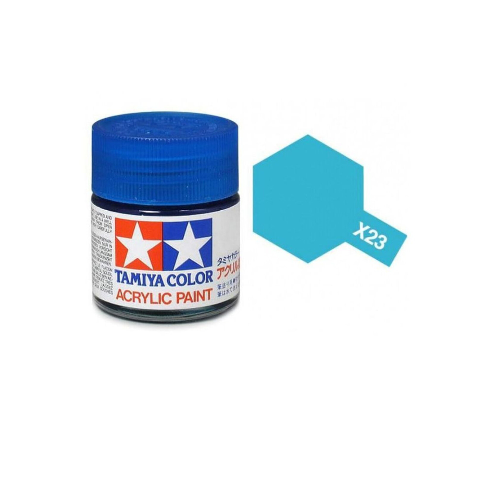 TAMIYA TAMIYA ACRYLIC X-23 CLEAR BLUE
