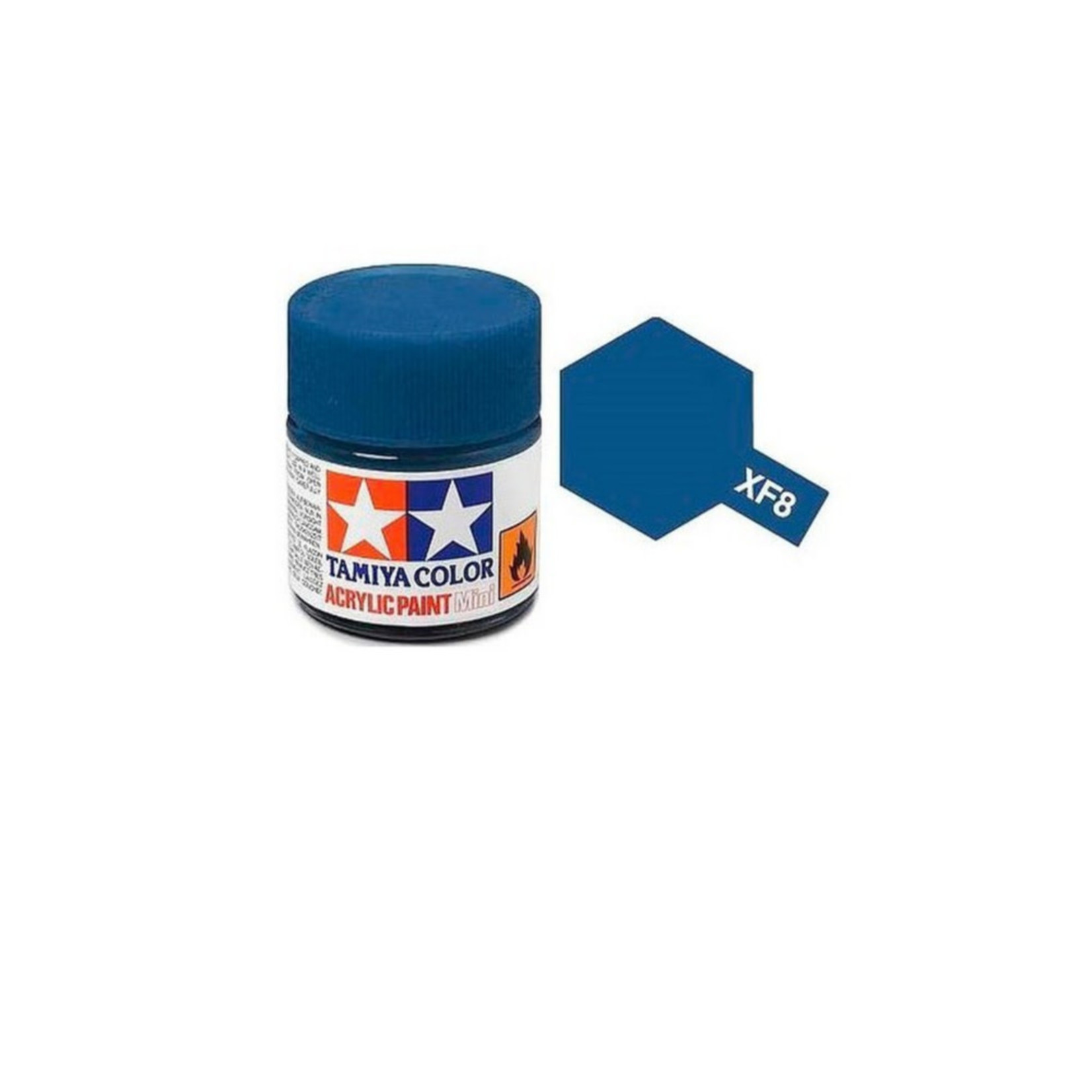 TAMIYA TAMIYA ACRYLIC XF-08 FLAT BLUE