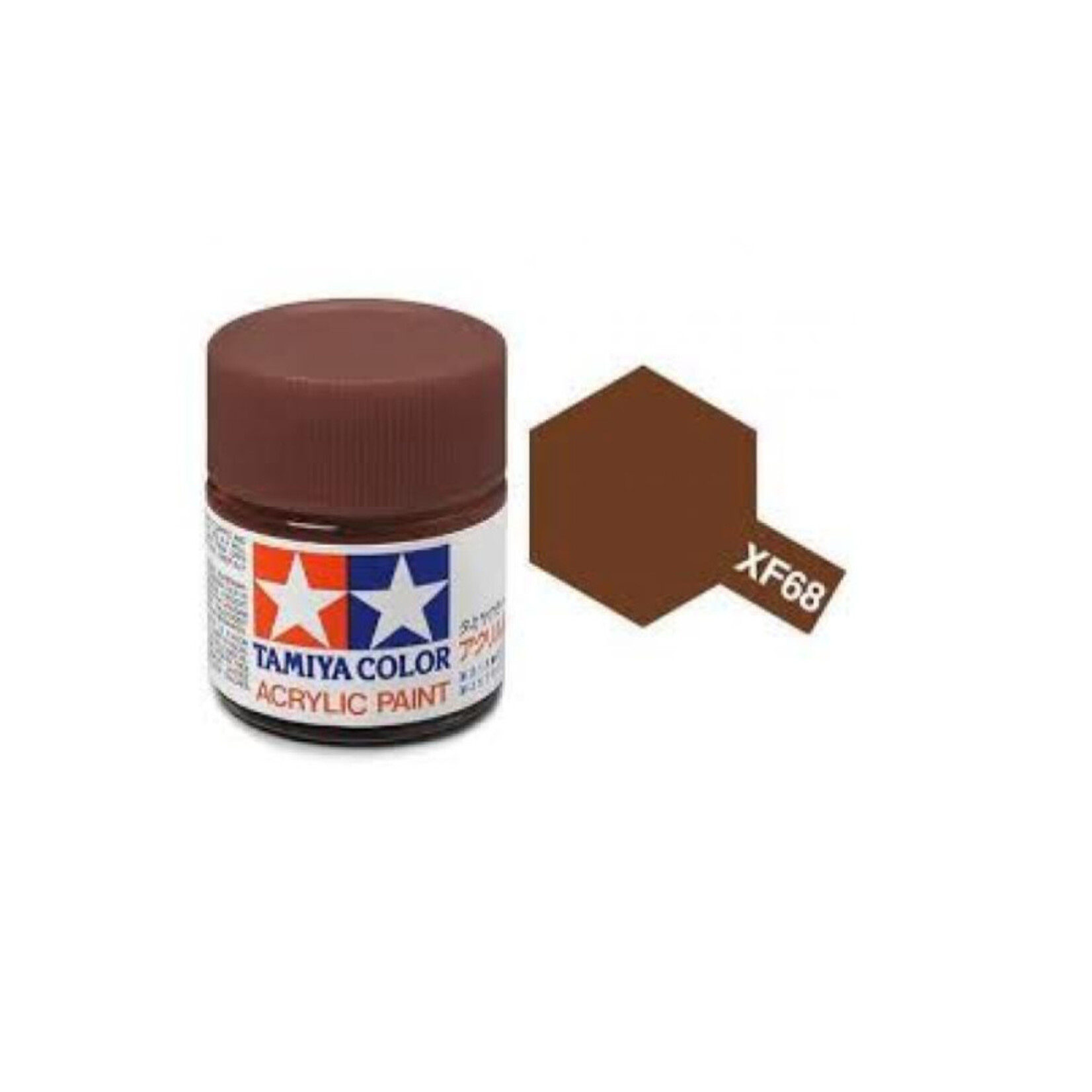 TAMIYA TAMIYA ACRYLIC XF-68 FLAT NATO BROWN