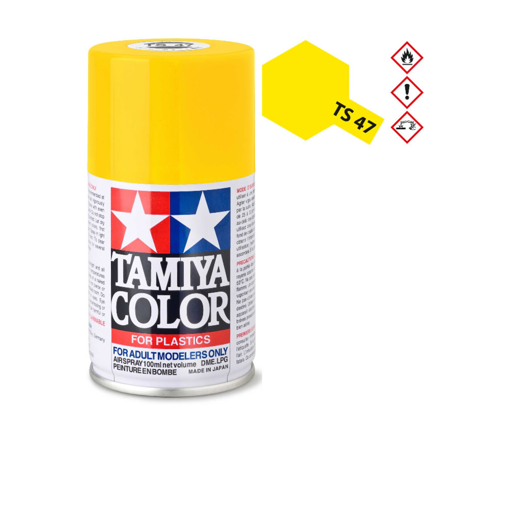 TAMIYA TAMIYA SPRAY TS-47 CHROME YELLOW