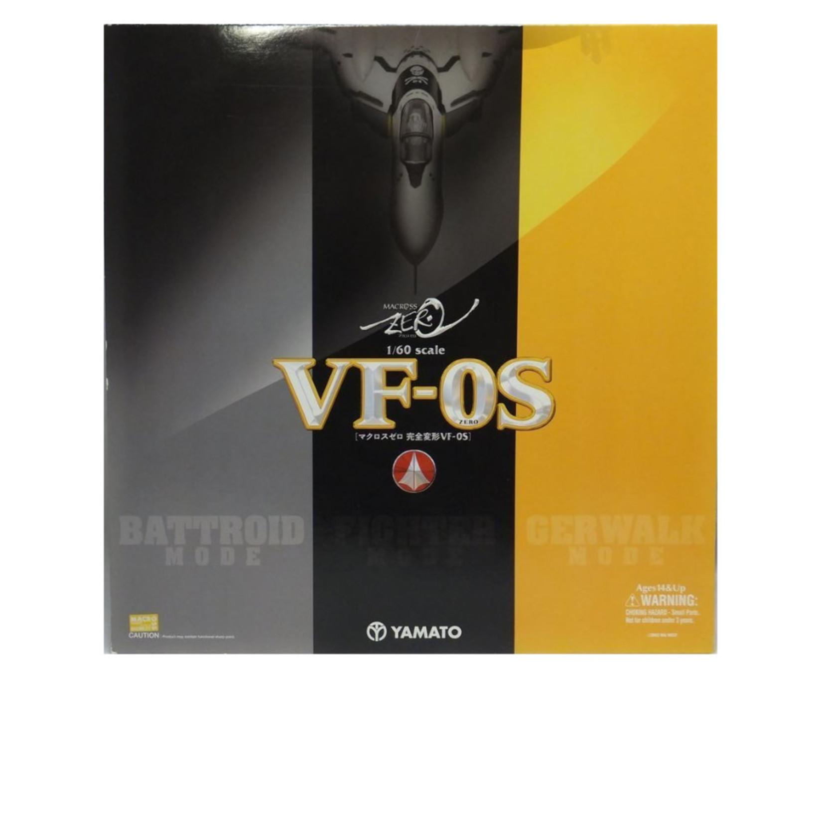 YAMATO YAMATO 1/60 MACROSS ZERO VF-0S WITH QF-2200D-B GHOST BOOSTER FIGURE
