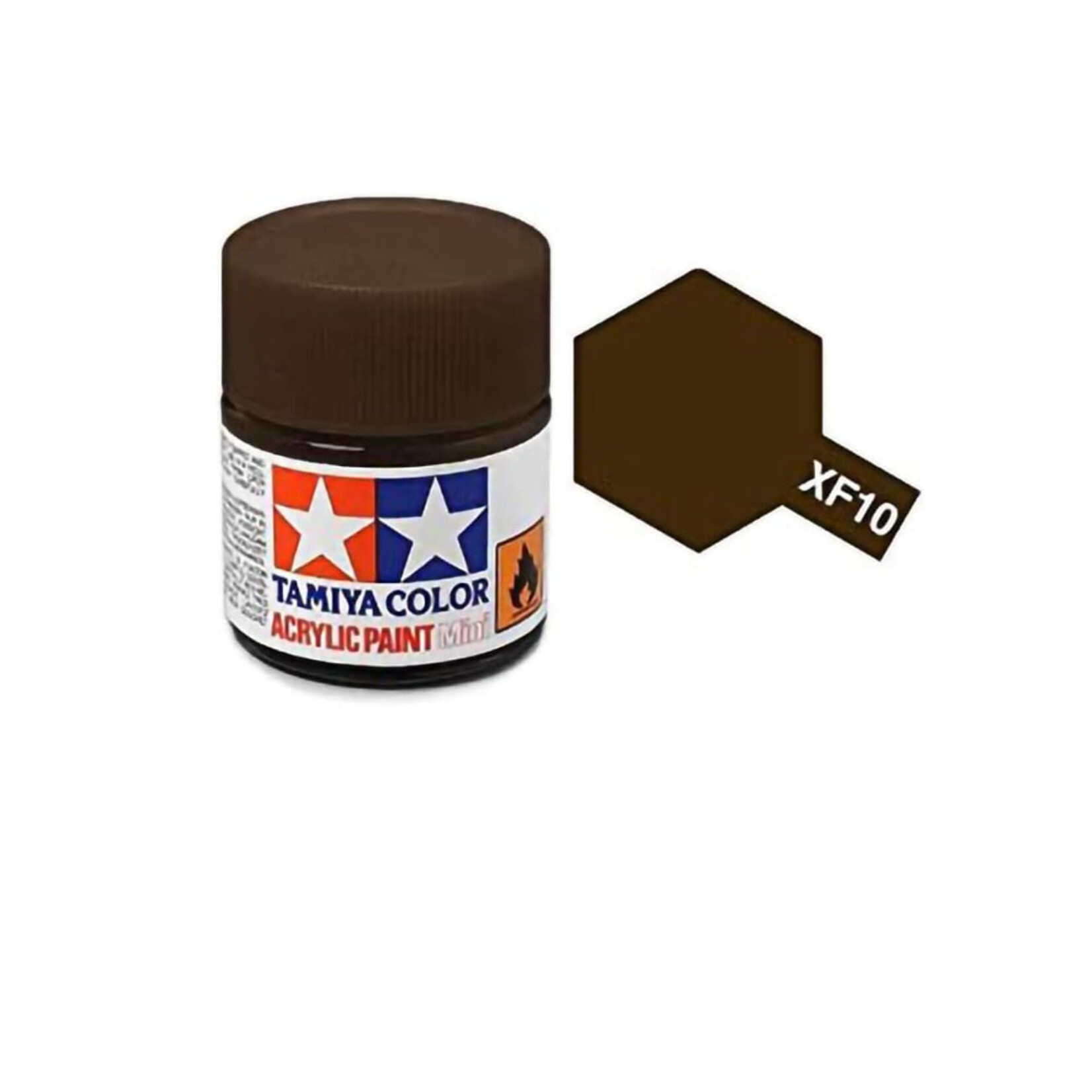 TAMIYA TAMIYA ACRYLIC XF-10 FLAT BROWN