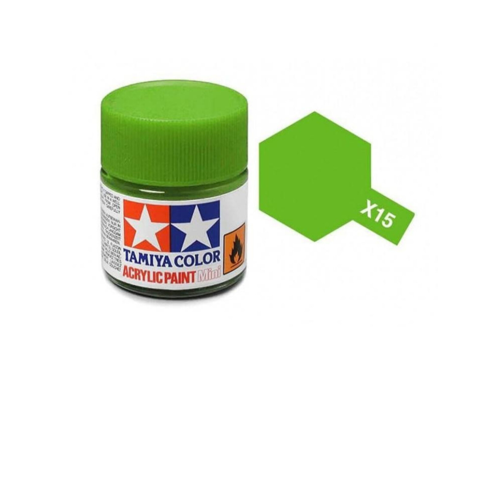 TAMIYA TAMIYA ACRYLIC X-15 GLOSS LIGHT GREEN