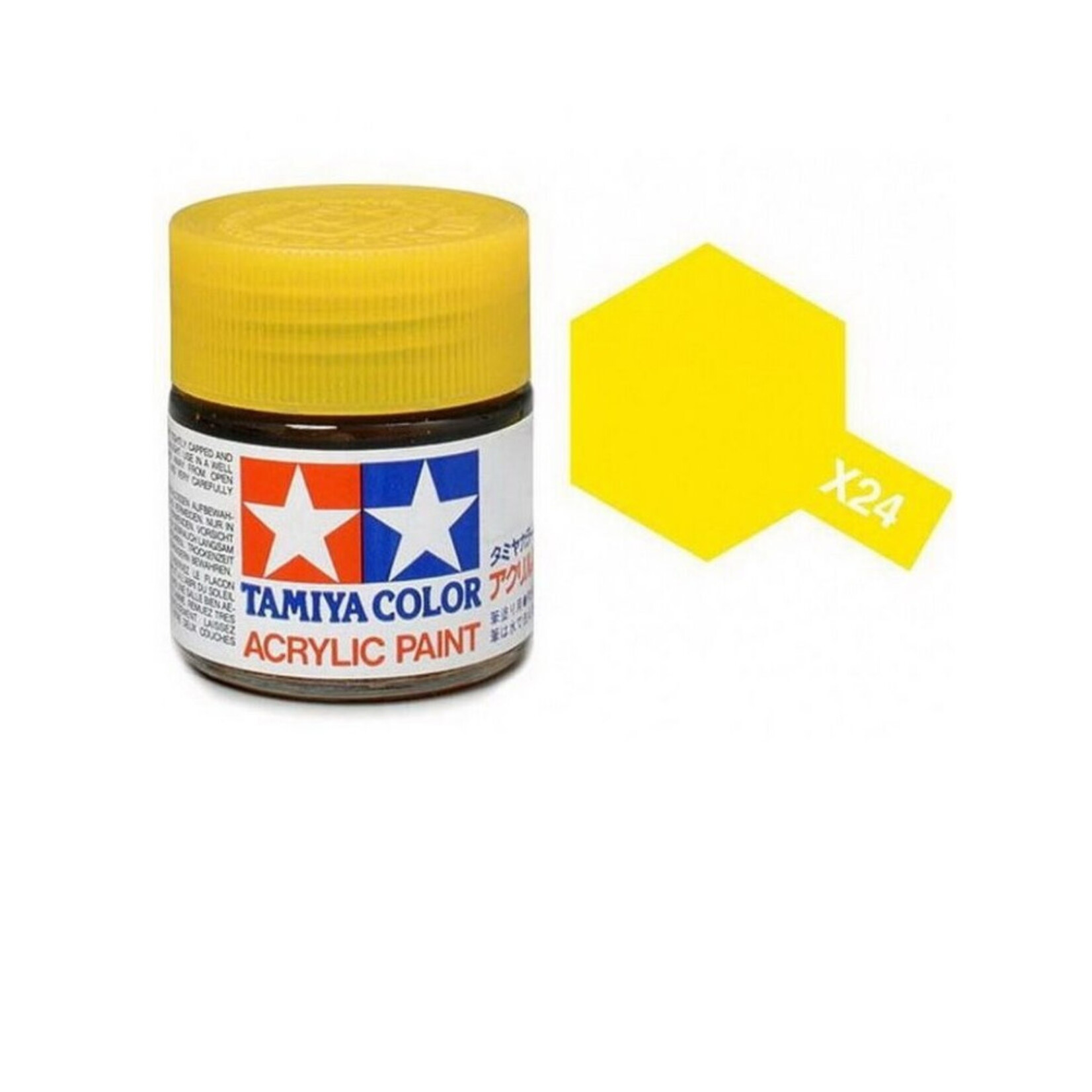 TAMIYA TAMIYA ACRYLIC X-24 CLEAR YELLOW
