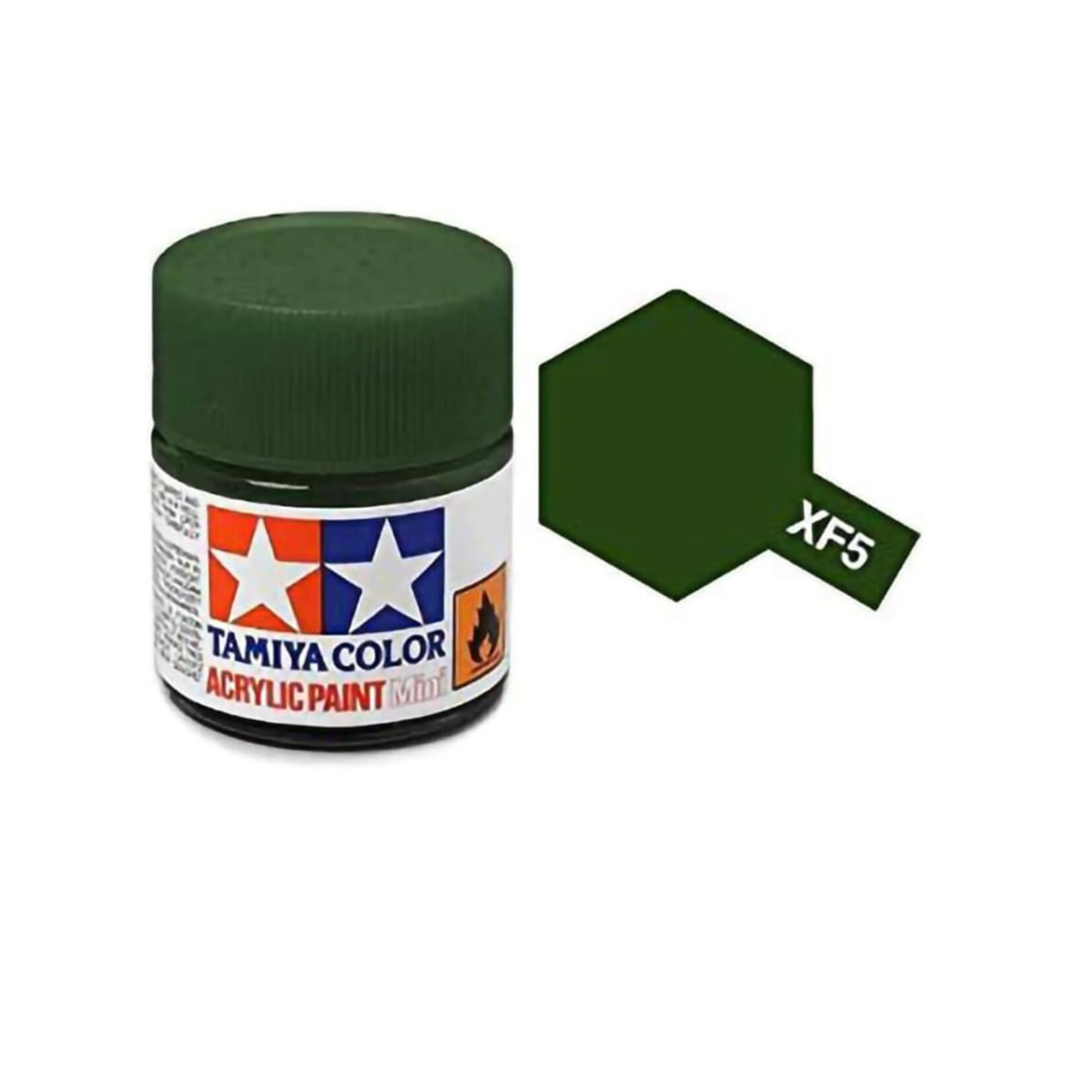 TAMIYA TAMIYA ACRYLIC XF-05 FLAT GREEN