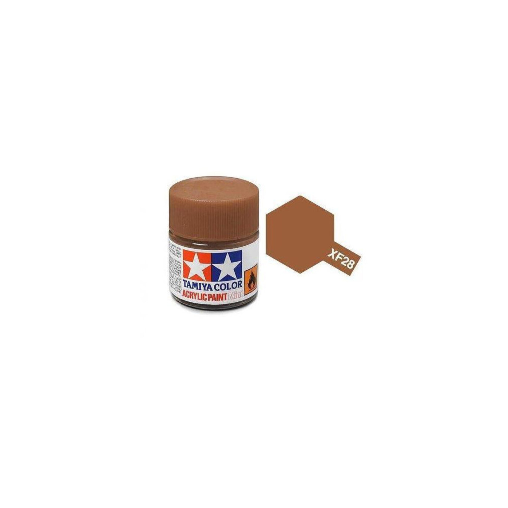 TAMIYA TAMIYA ACRYLIC XF-28 FLAT DARK COPPER