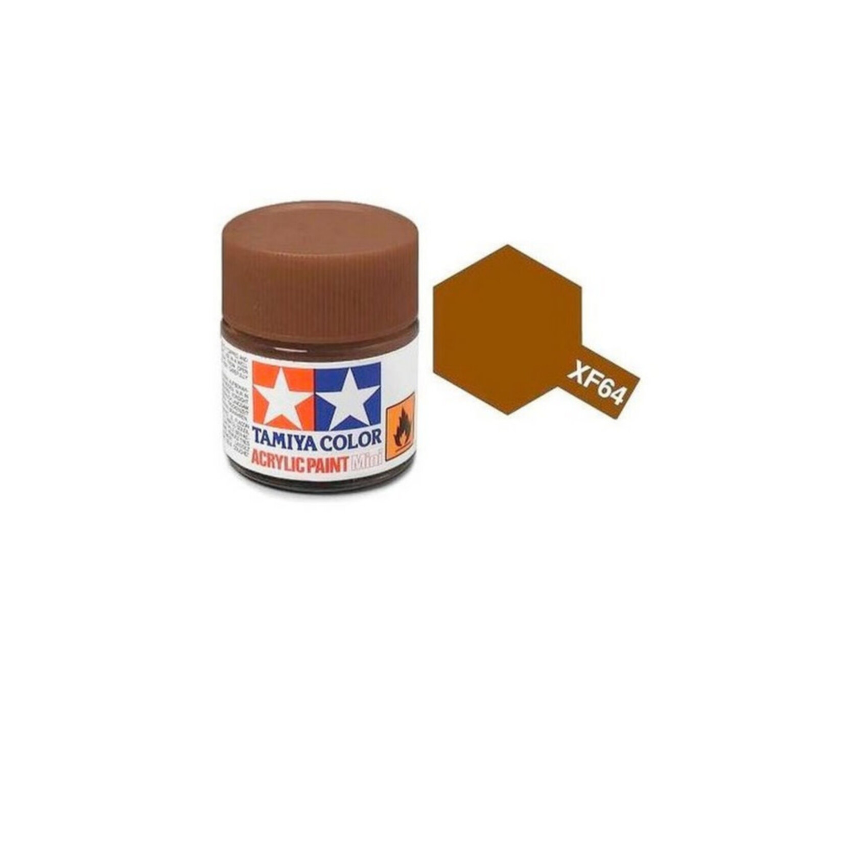 TAMIYA TAMIYA ACRYLIC XF-64 FLAT RED BROWN