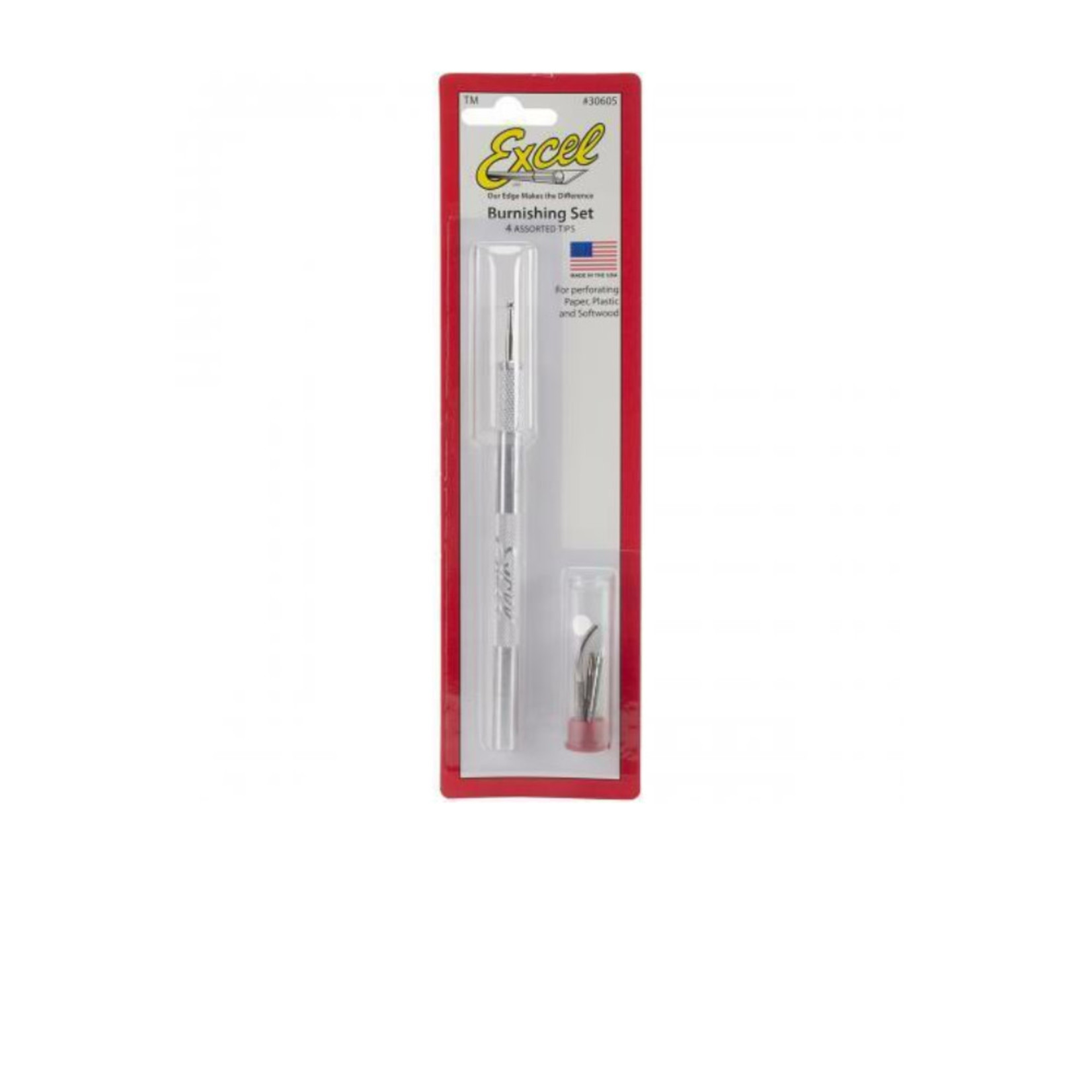 Excel BURNISHER WITH 4 TIPS SET (EXCEL 30605)