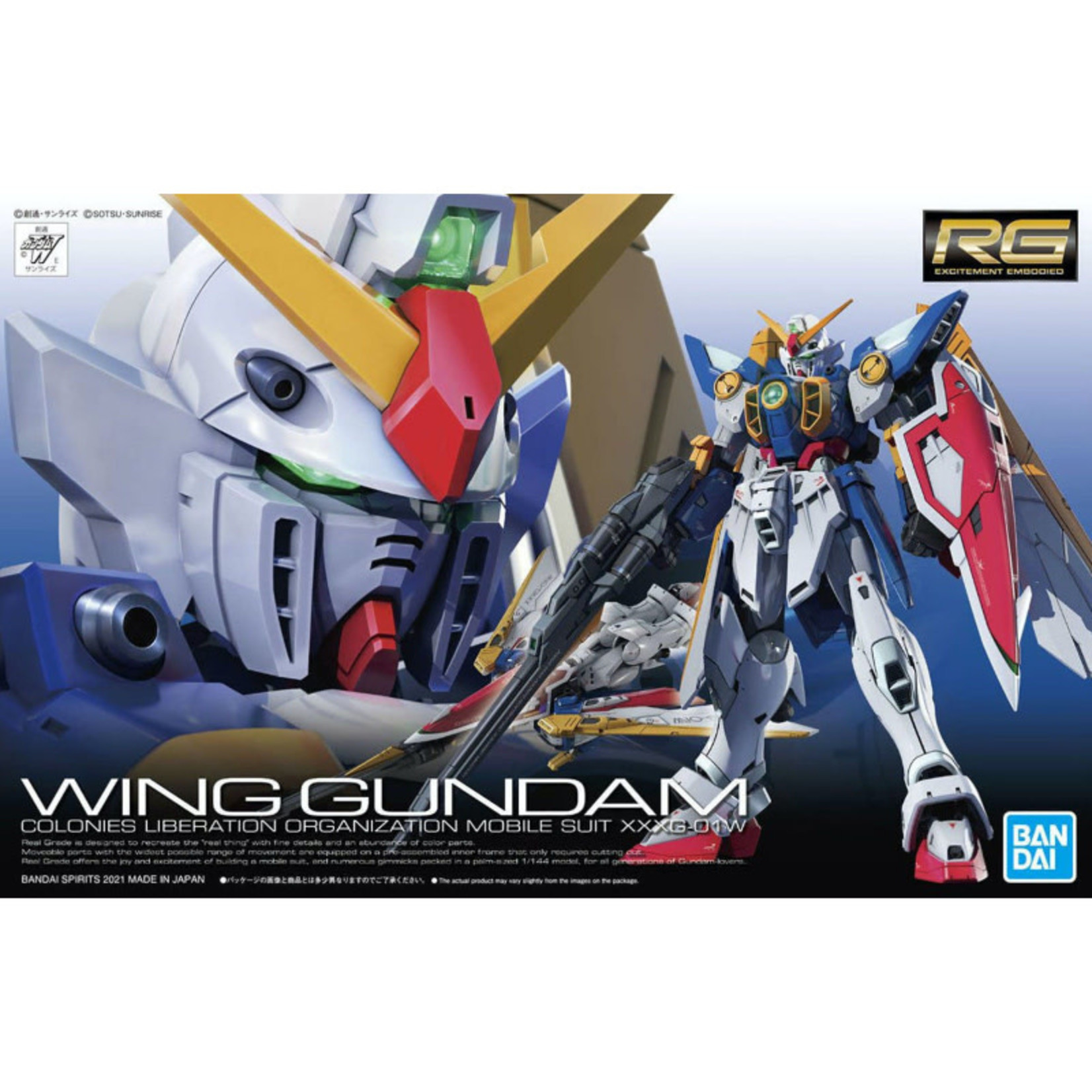 BANDAI RG #35 1/144 GUNDAM WING XXXG-0W1 WING GUNDAM (TV SERIES)
