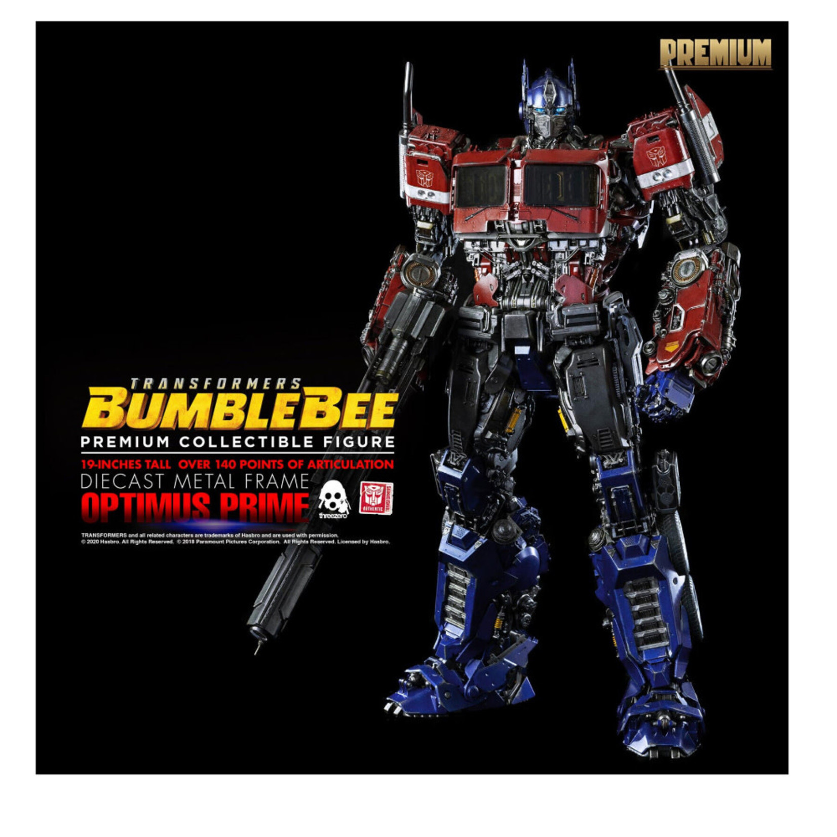 Three Zero THREE ZERO TRANSFORMERS BUMBLEBEE PREMIUM OPTIMUS PRIME