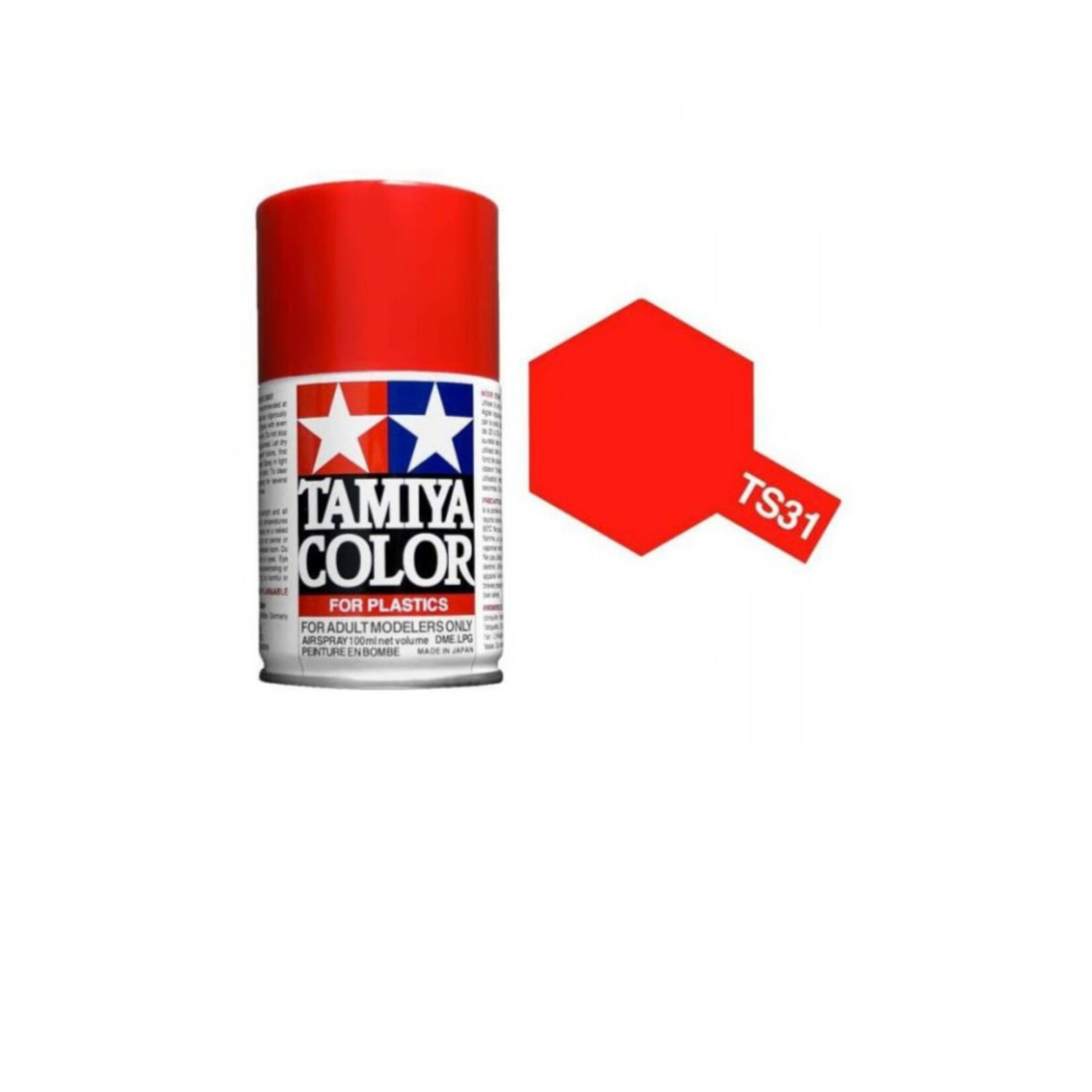 TAMIYA TAMIYA SPRAY TS-31 SPRAY BRIGHT ORANGE