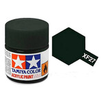 TAMIYA TAMIYA ACRYLIC XF-27 FLAT BLACK GREEN