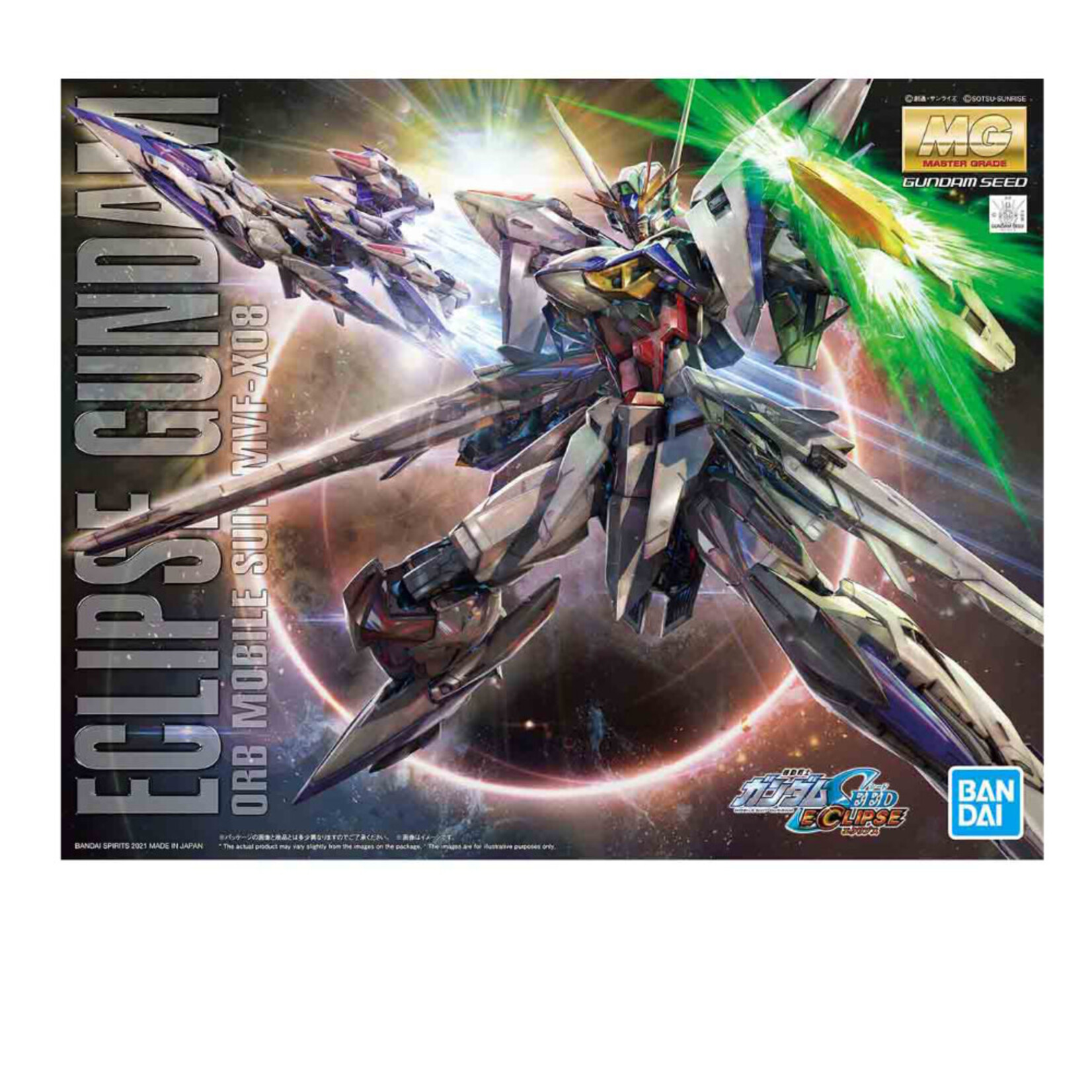 BANDAI MG CE 1/100 GUDNAM SEED ECLIPSE MVF-X08 ECLIPSE GUNDAM