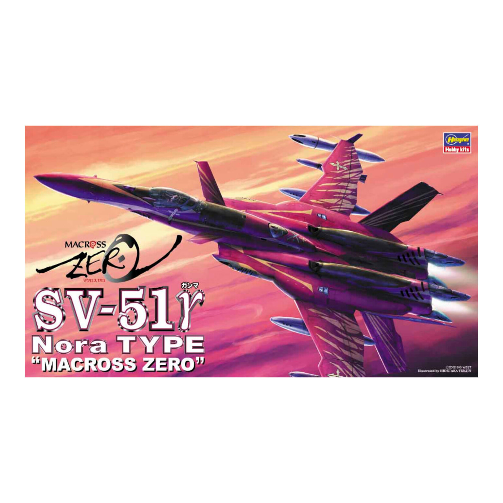 Hasegawa MACROSS #16 1/72 MACROSS ZERO SV-51γ NORA VER (FIGHTER MODE)