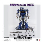 Three Zero THREE ZERO TRANSFORMERS: BUMBLEBEE DLX SOUNDWAVE AND RAVAGE FIGURE