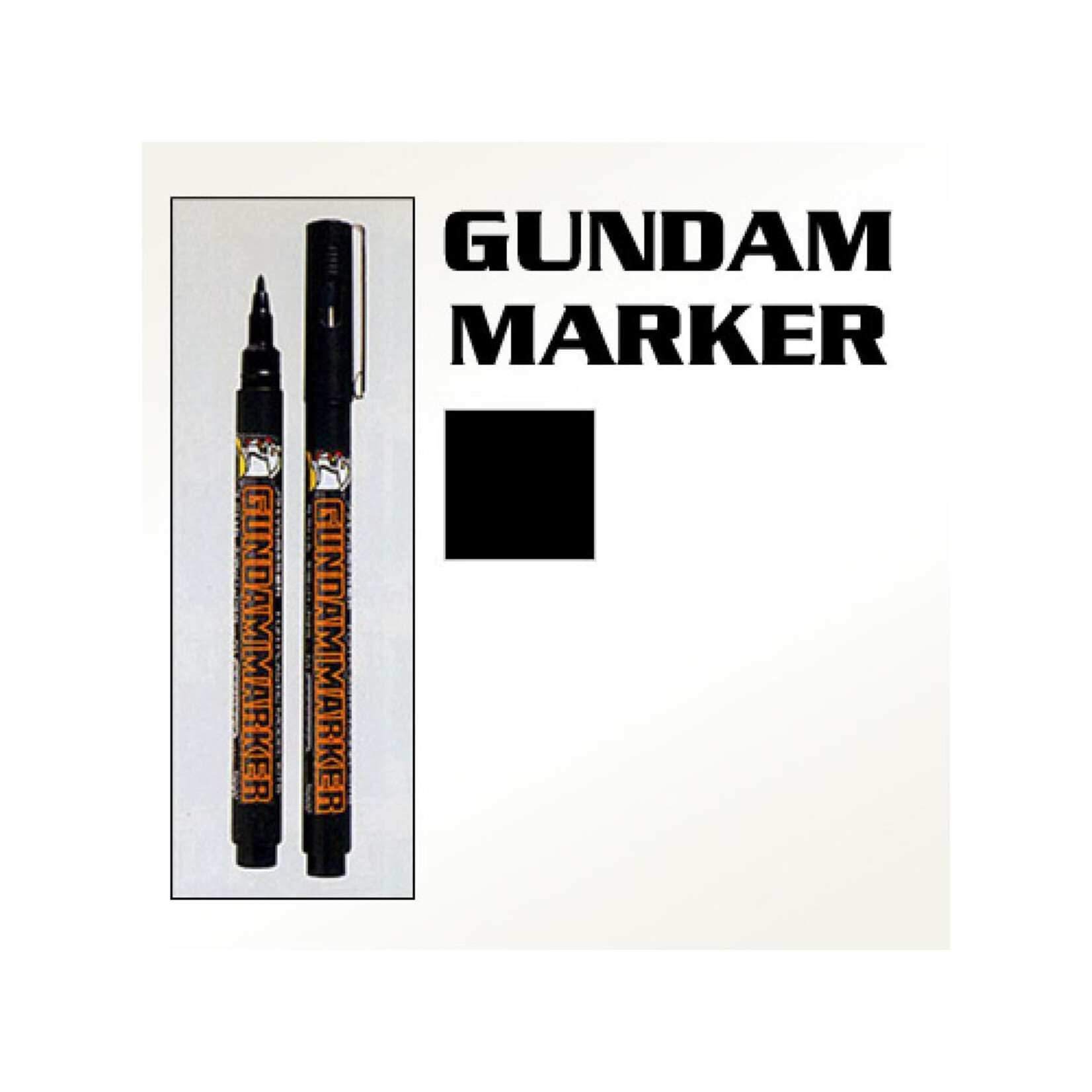 GNZ GUNDAM MARKER BRUSH TYPE BLACK GM20
