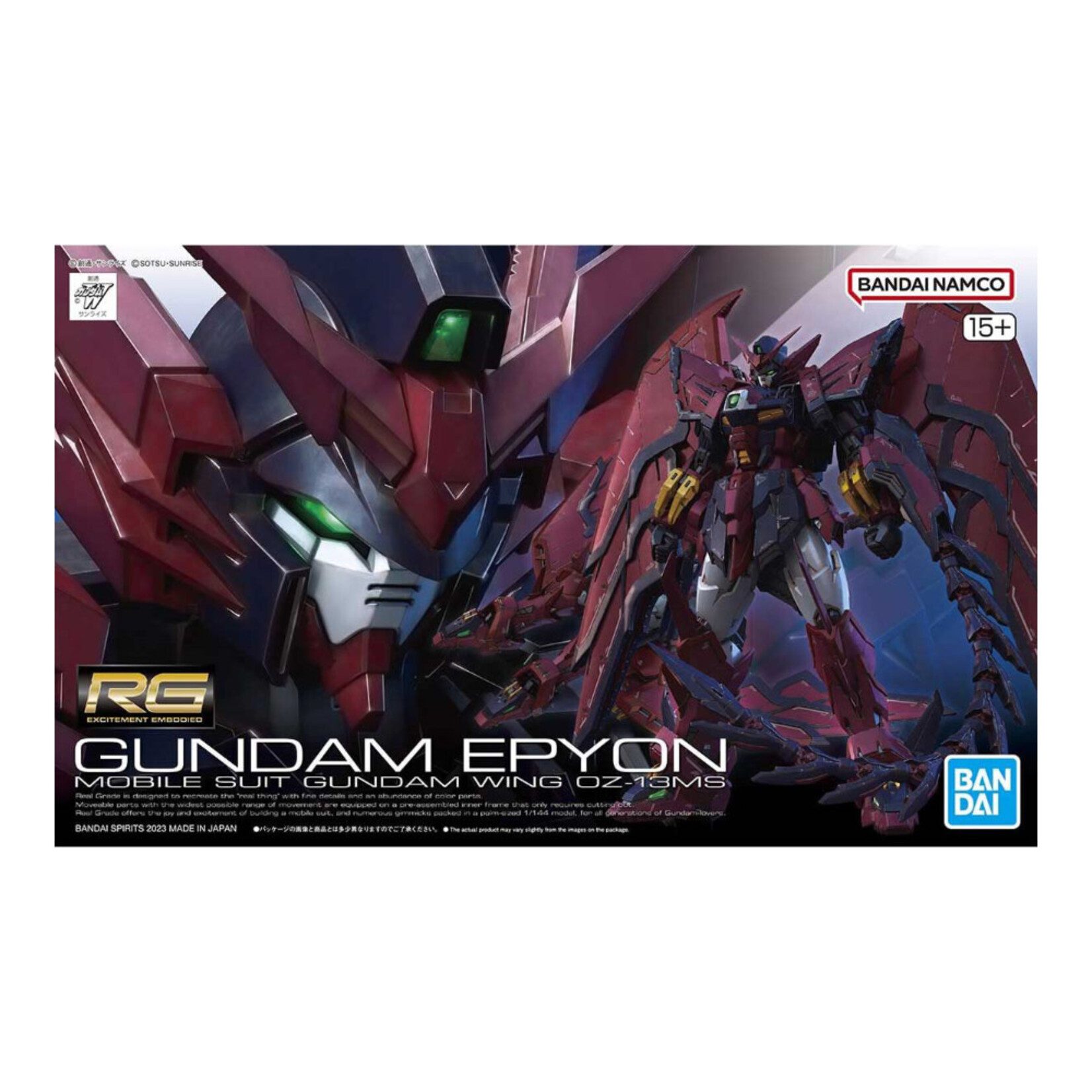 BANDAI RG #38 1/144 GUNDAM WING OZ-13MS GUNDAM EPYON