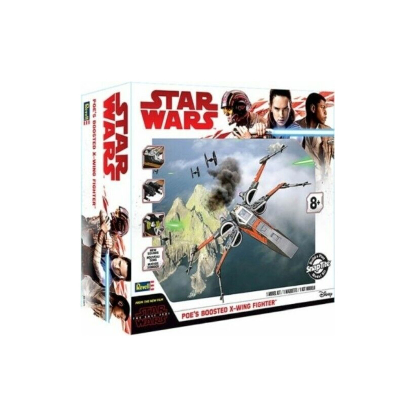 REVELL REVELL STAR WARS SNAPTITE 1/78 POE’S BOOSTED X-WING