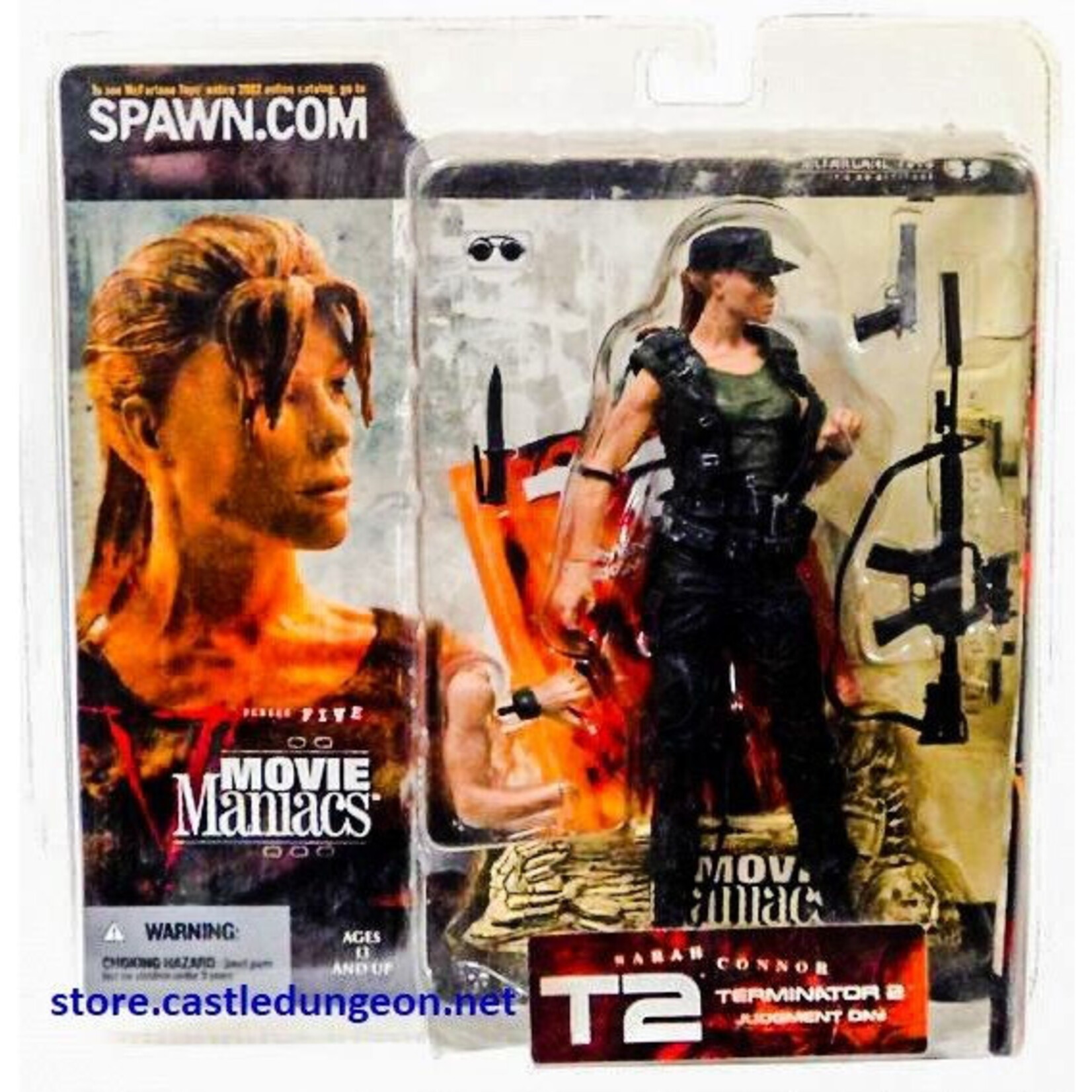 McFarlane MCFARLANE TOYS SPAWN MOVIE MANIACS SERIES 5TERMINATOR 2 JUDGEMENT DAY SARA CONNOR