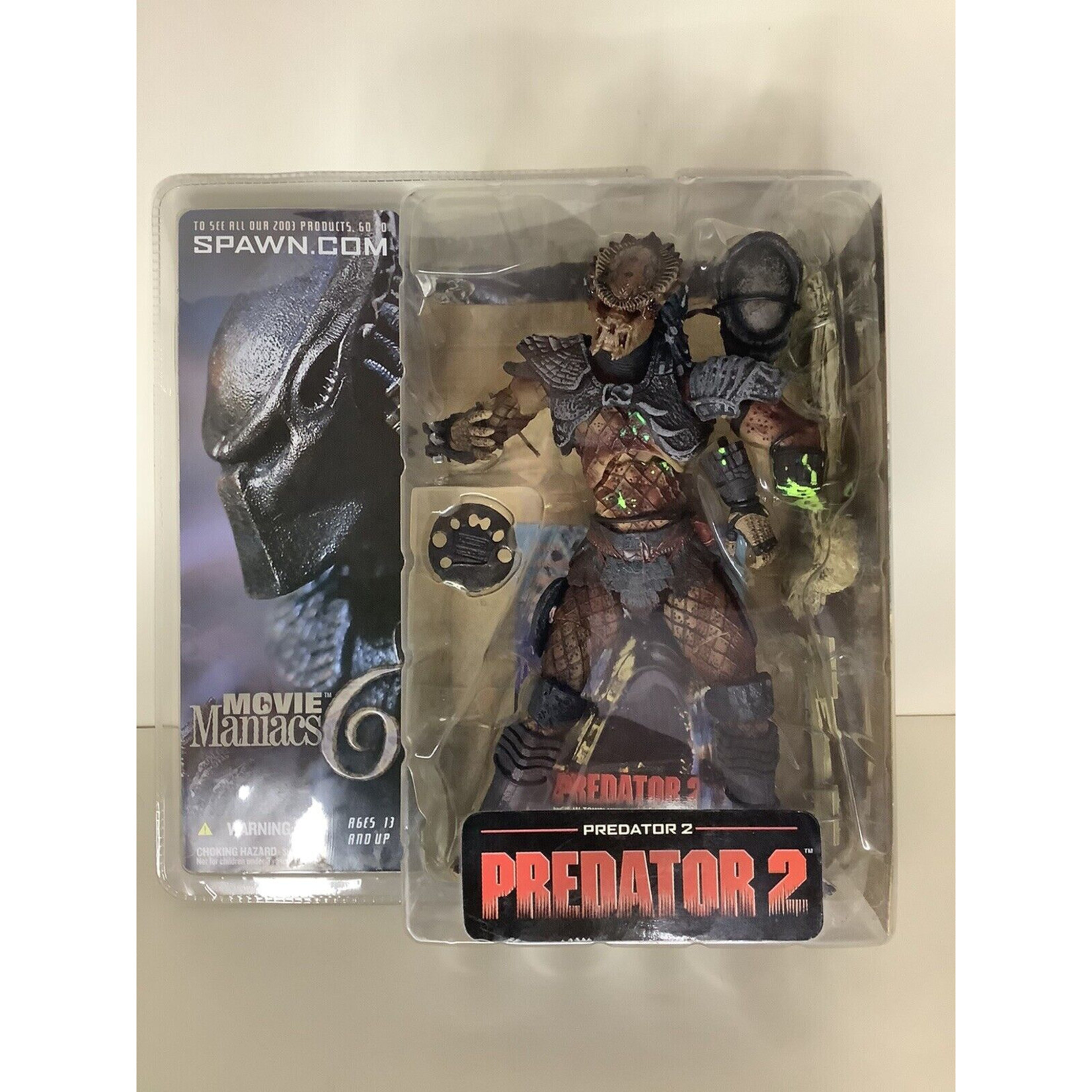 McFarlane MCFARLANE TOYS SPAWN MOVIE MANIACS SEREIS 6 PREDATOR 2