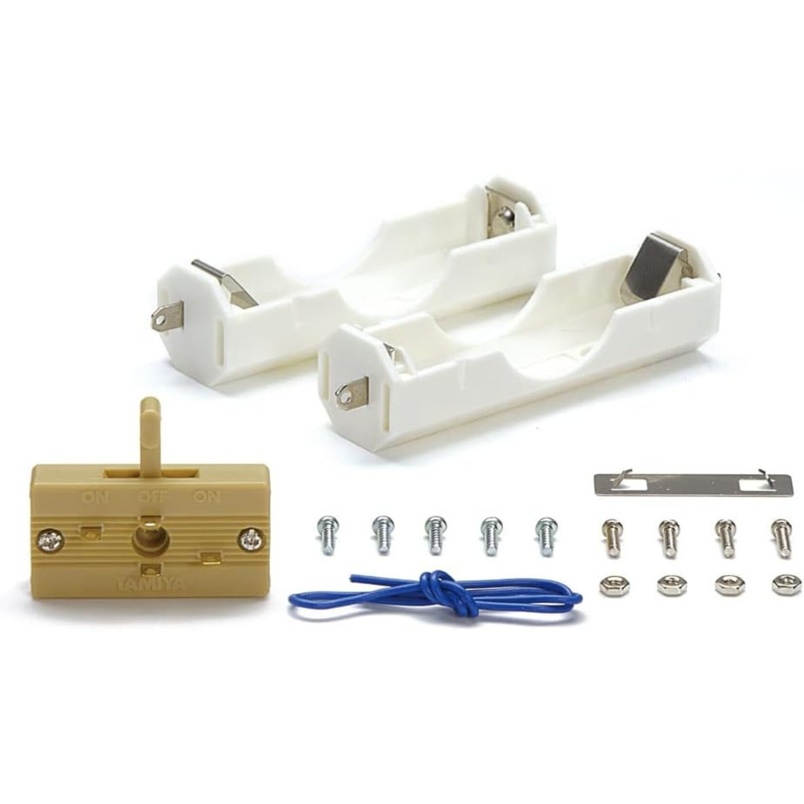 TAMIYA R/C R6/AA/UM3 SPERATED BATTERY BOX W/ SWITCH