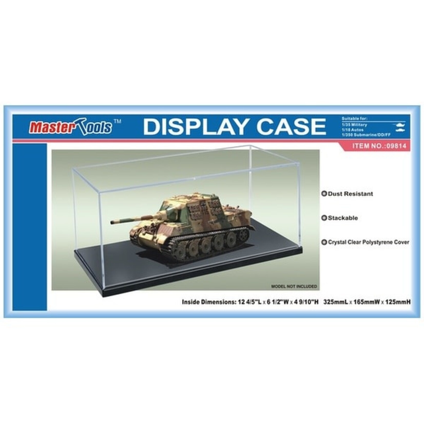 TRUMPETER MASTER TOOLS DISPLAY CASE 325X165X125 MM