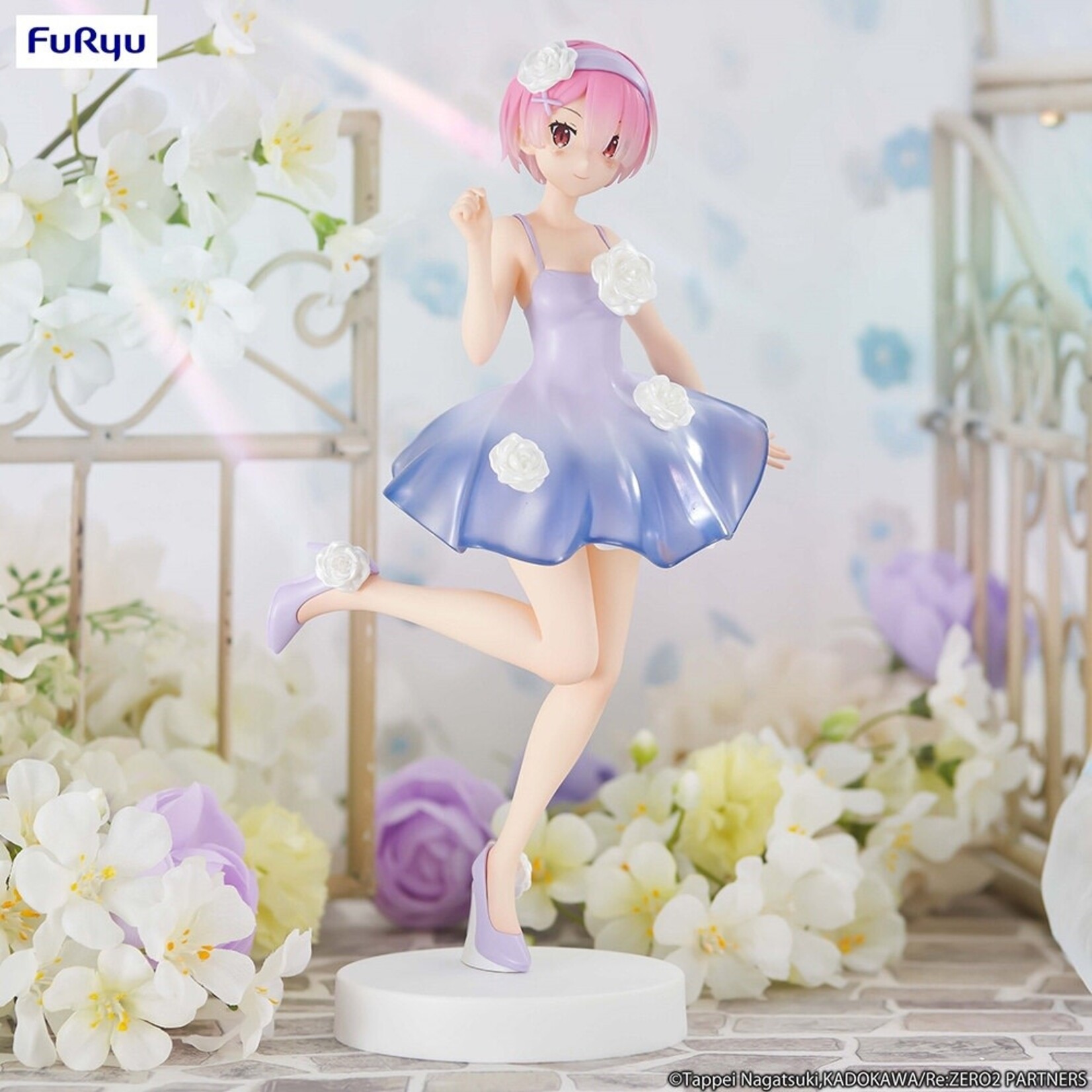 FURYU FURYU RE:ZERO STARTING LIFE IN ANOTHER WORLD -TRIO TRY IT RAM FLOWER DRESS- FIGURE