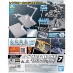 BANDAI ACTION BASE 7 (CLEAR COLOR) WITH MIRROR STICKER SET