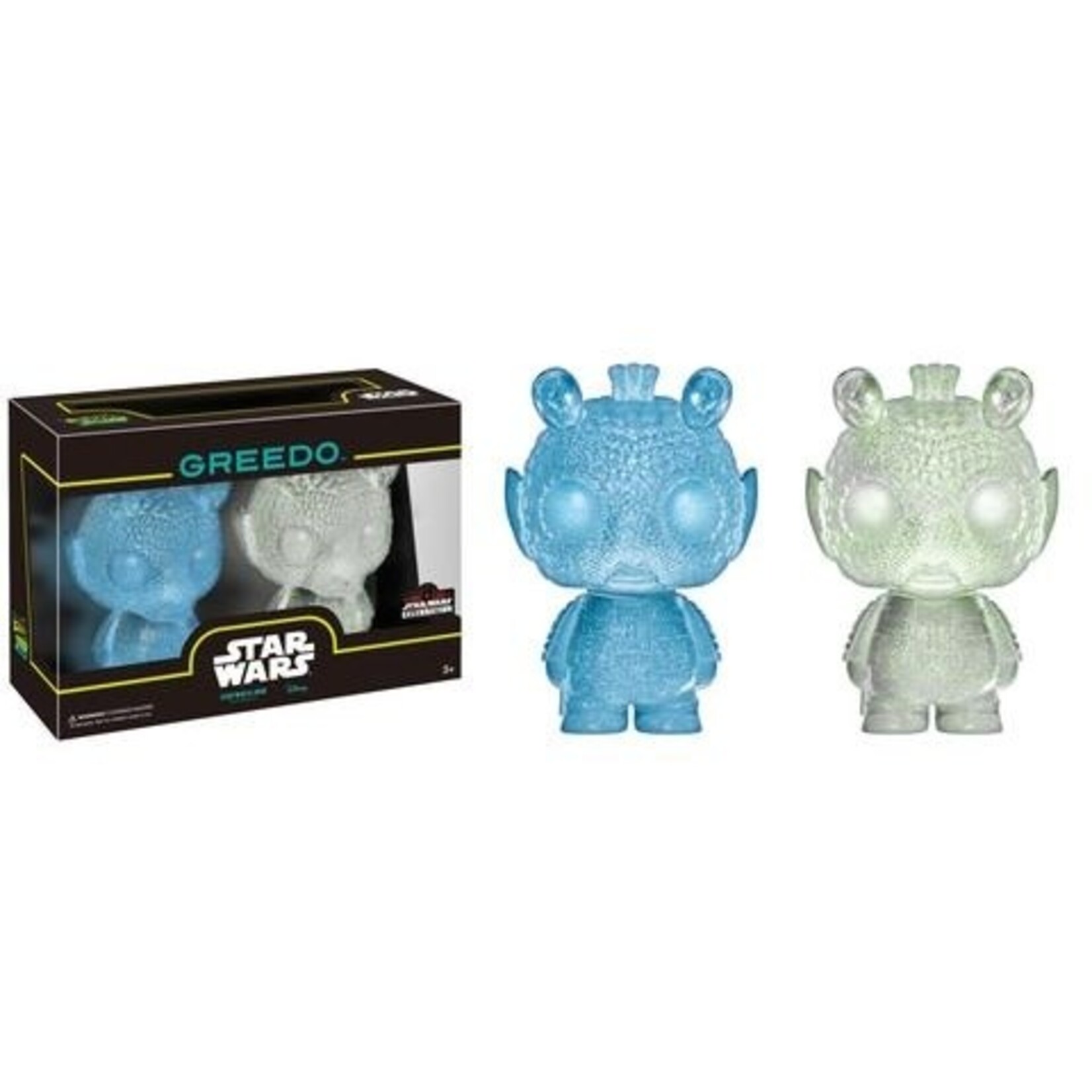 Funko FUNKO HIKARI MINIS GREEDO 2 PACK GREEN AND BLUE GLITTER