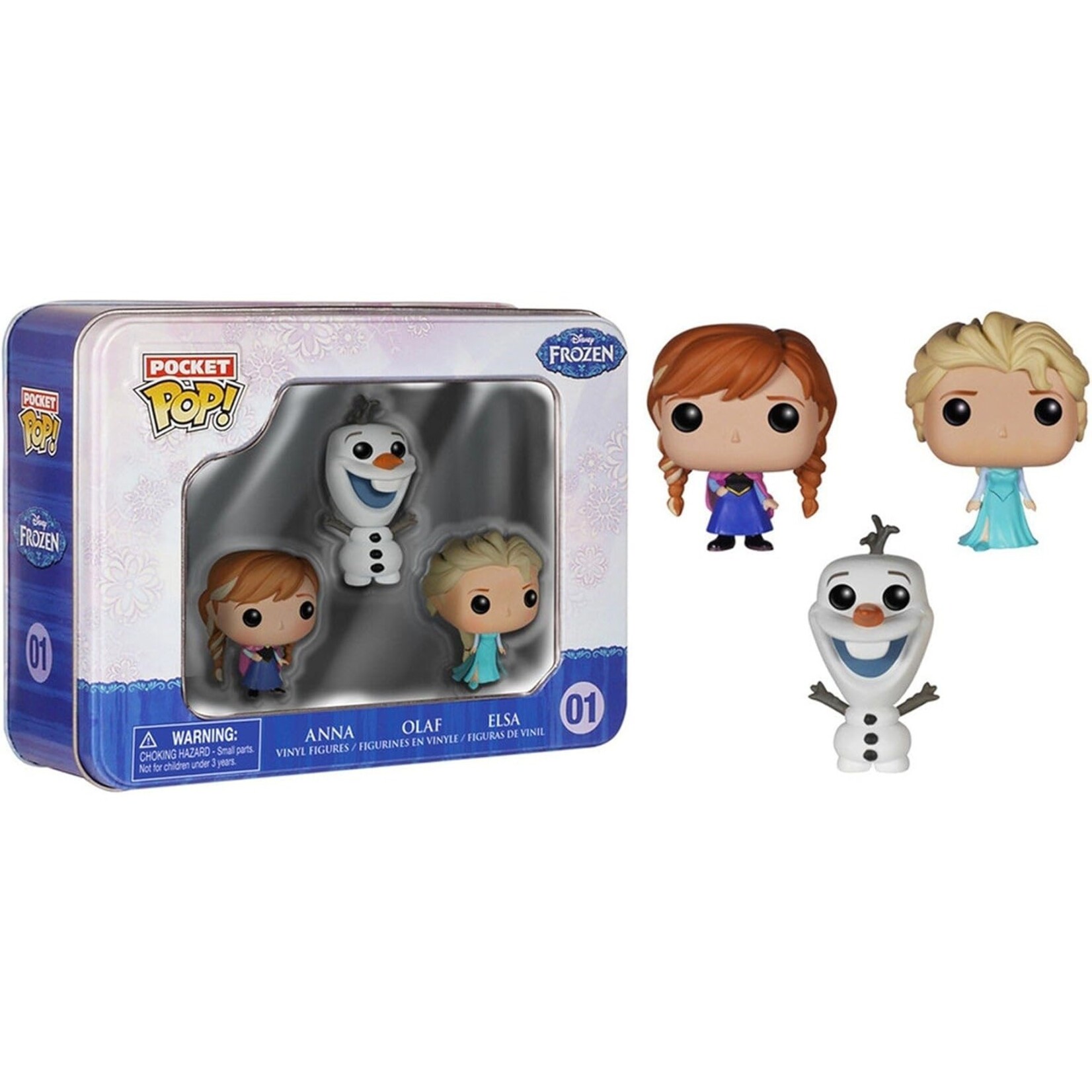 Funko FUNKO POCKET POP FROZEN ANNA, OLAF, ELSA 3 PACK