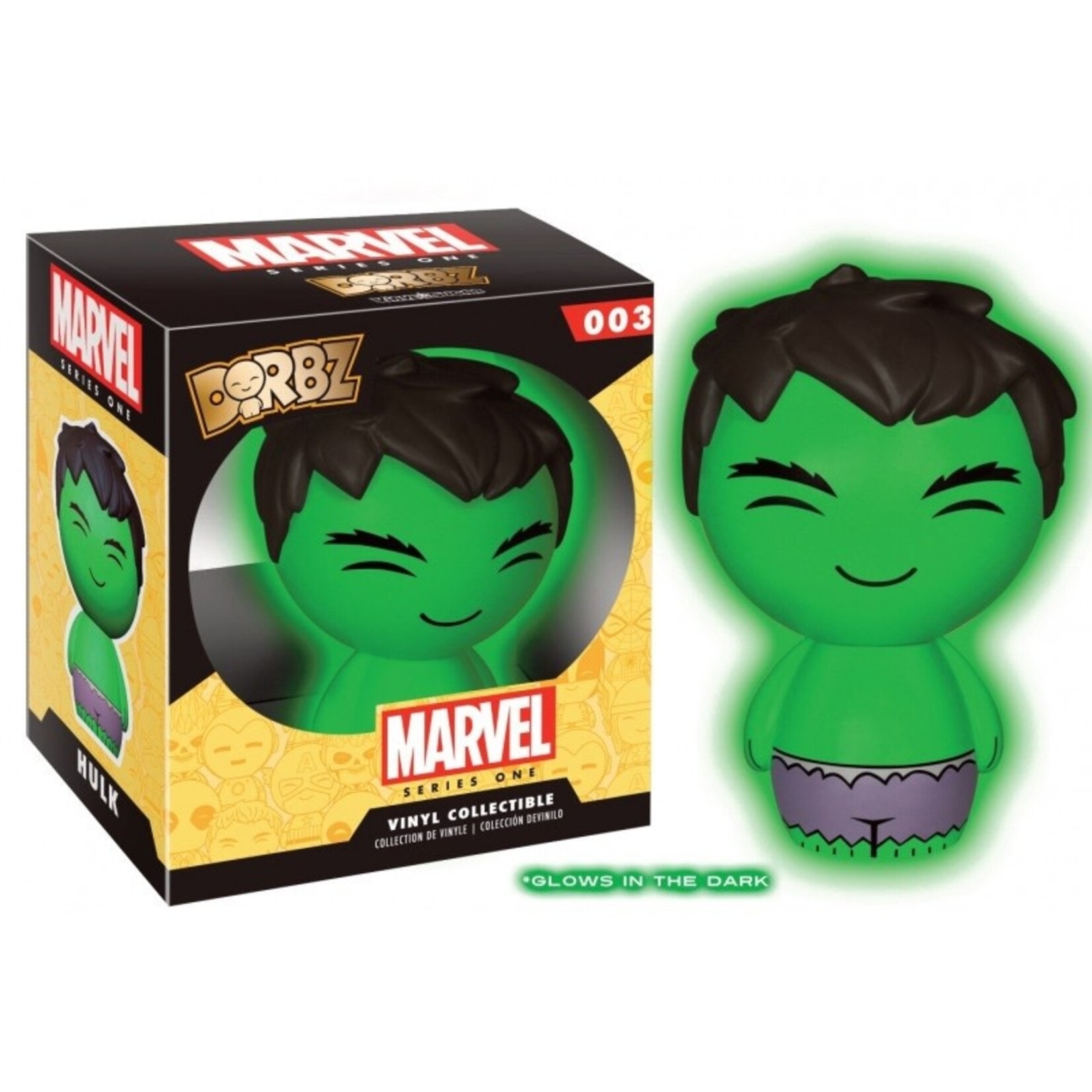 Funko FUNKO DORBZ 003 MARVEL SERIES 1 HULK GLOW IN THE DARK