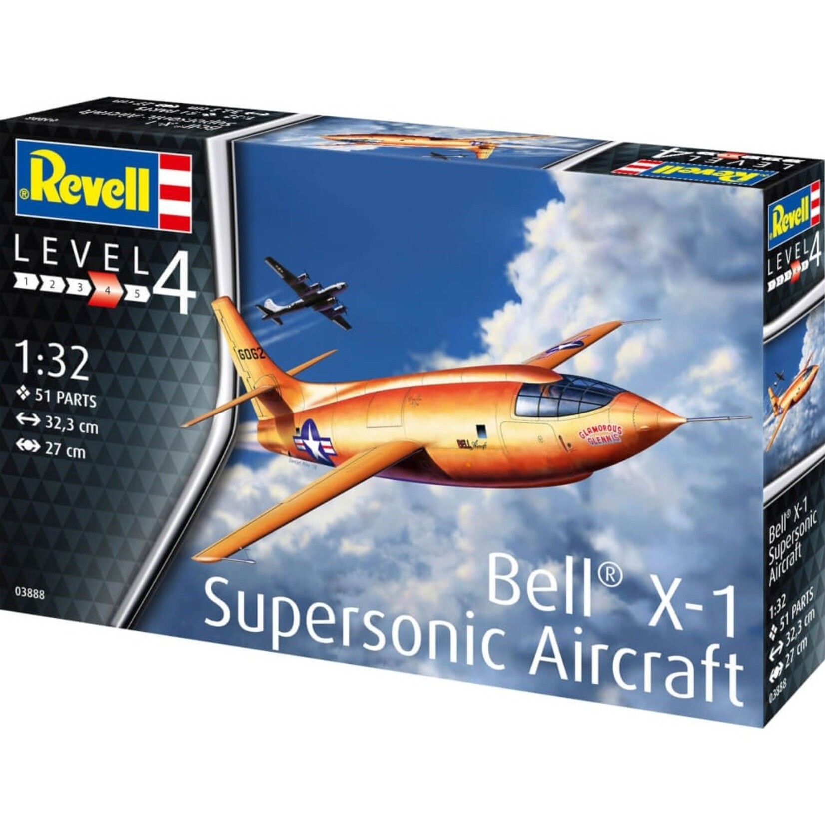 REVELL REVELL LEVEL 4 1/32 BELL X-1 SUPERSONIC AIRCRAFT
