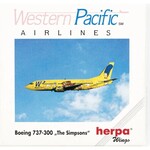 HERPA WINGS HERPA WINGS 1/500 WESTERN PACIFIC AIRLINES BOEING 737-300 “THE SIMPSONS”