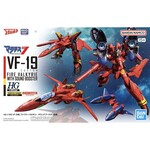 BANDAI HG 1/100 MACROSS 7 VF-19 CUSTOM FIRE VALKYRIE WITH SOUND BOOSTER