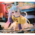 TAITO TAITO NO GAME NO LIFE DESKTOP CUTE FIGURE SHIRO CAT EAR T-SHIRT VERSION