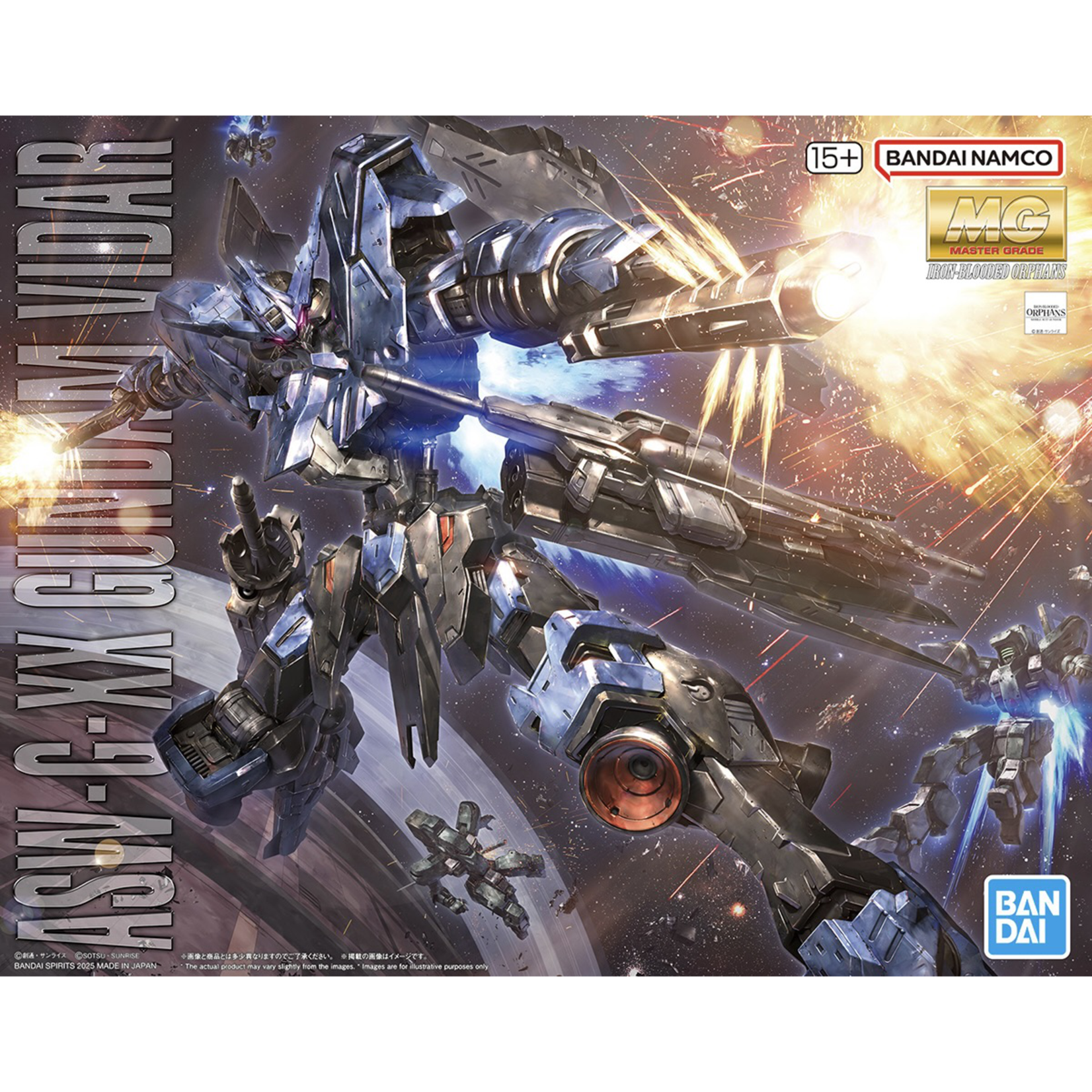 BANDAI MG IRON BLOODED ORPHAN  IBO 1/100 ASW-G-XX GUNDAM VIDAR