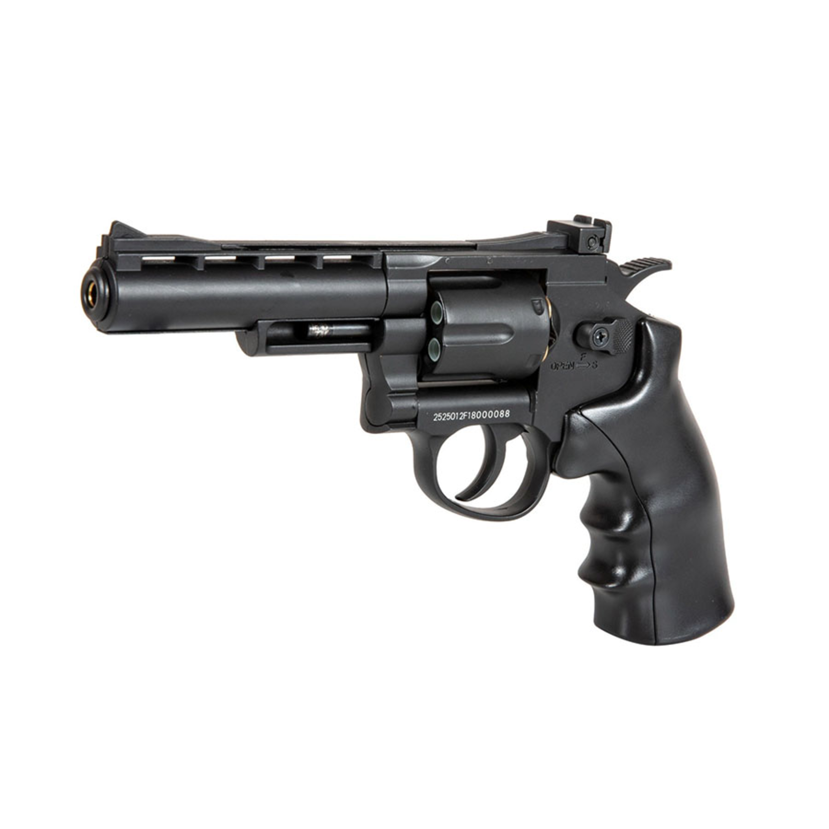 WELL CO2 WELL 4" REVOLVER BLACK (WELL G296B)