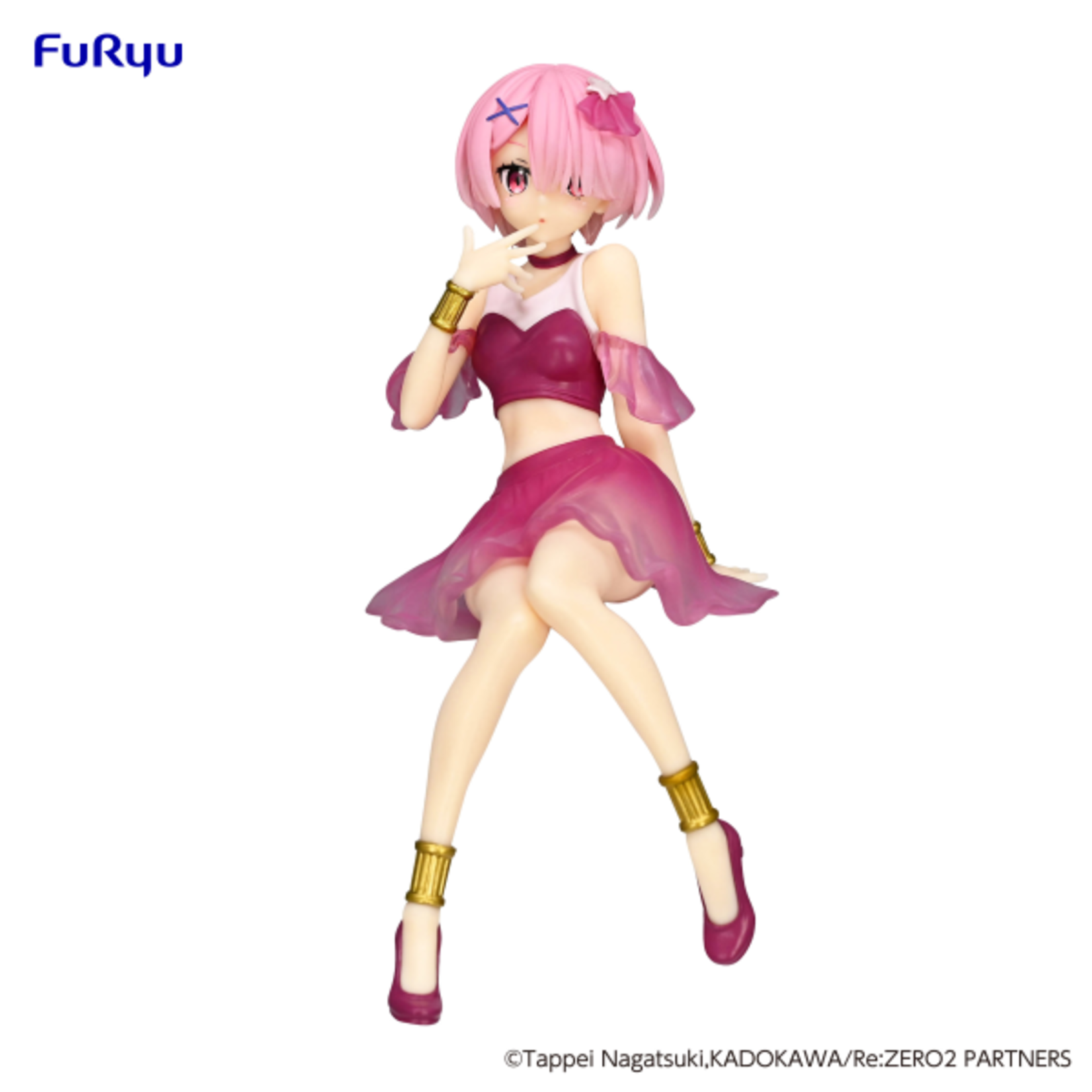 FURYU FURYU NOODLE STOPPER RE:ZERO STARTING LIFE IN ANOTHER WORLD -RAM TWINKLE PARTY ANOTHER COLOR VER.- FIGURE