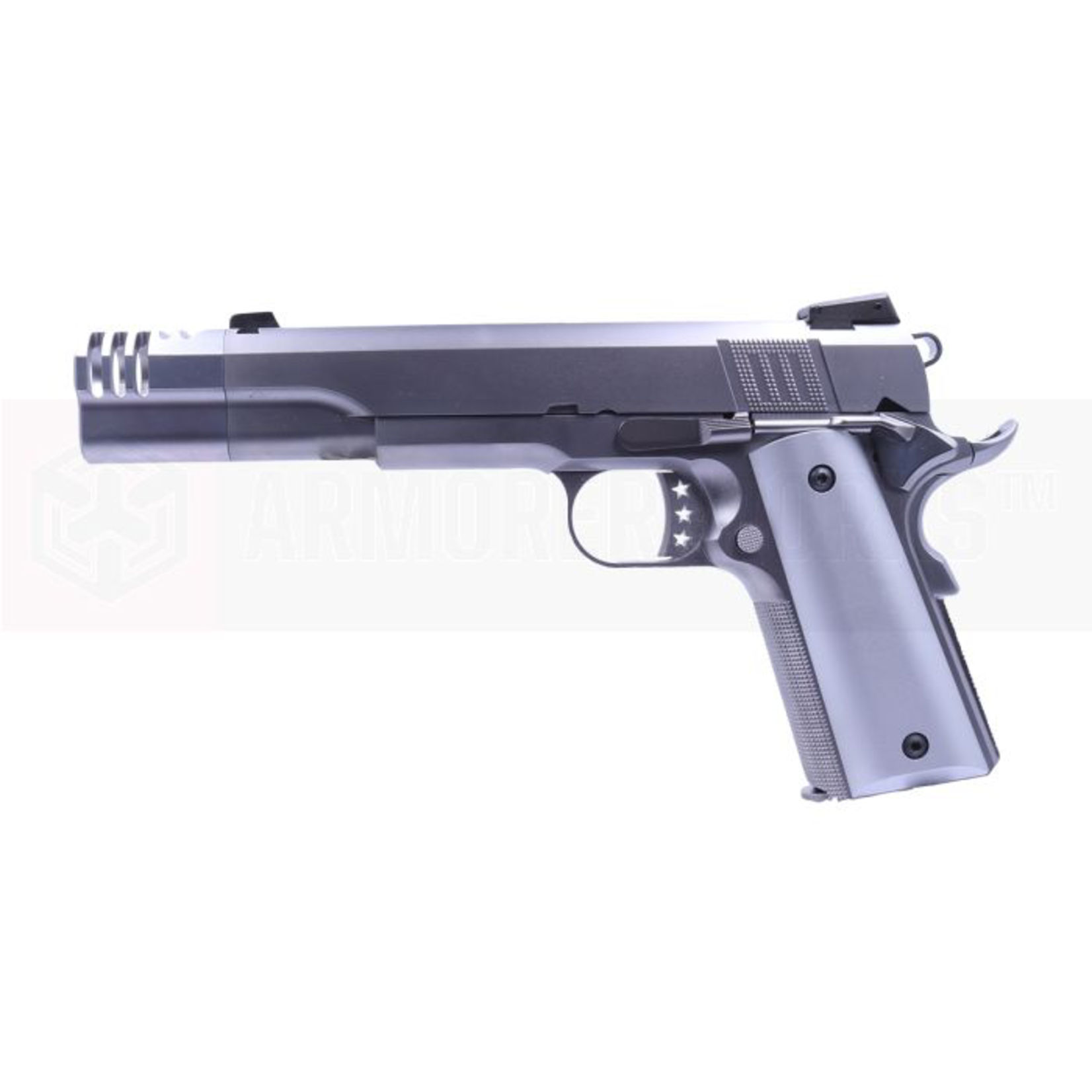 ARMORER WORKS GAS ARMORER WORKS CUSTOM NE31 HITMAN SERIES 1911 SILVER (AW NE-3101)