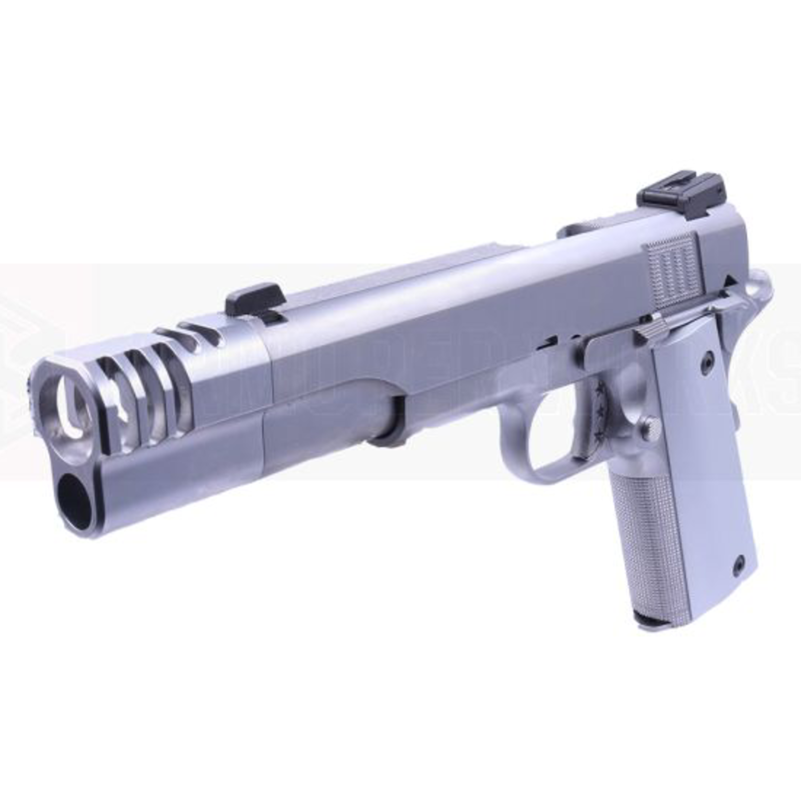 ARMORER WORKS GAS ARMORER WORKS CUSTOM NE31 HITMAN SERIES 1911 SILVER (AW NE-3101)